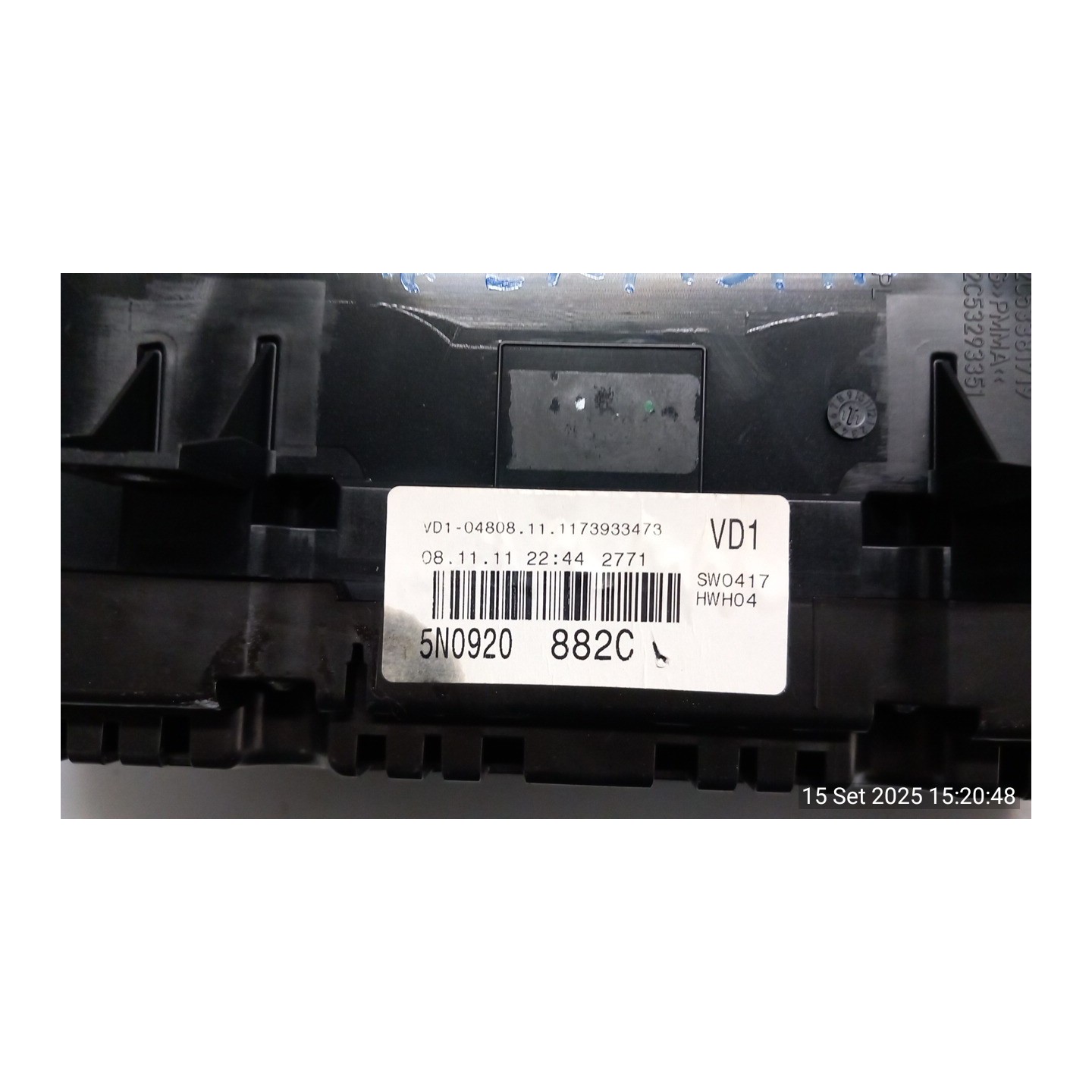 QUADRO STRUMENTI COMPL. P/DISPLAY C/CHECK CONTROL 090 VOLKSWAGEN TIGUAN (5N2) (06/11-10/16) CFF 5N0920882C