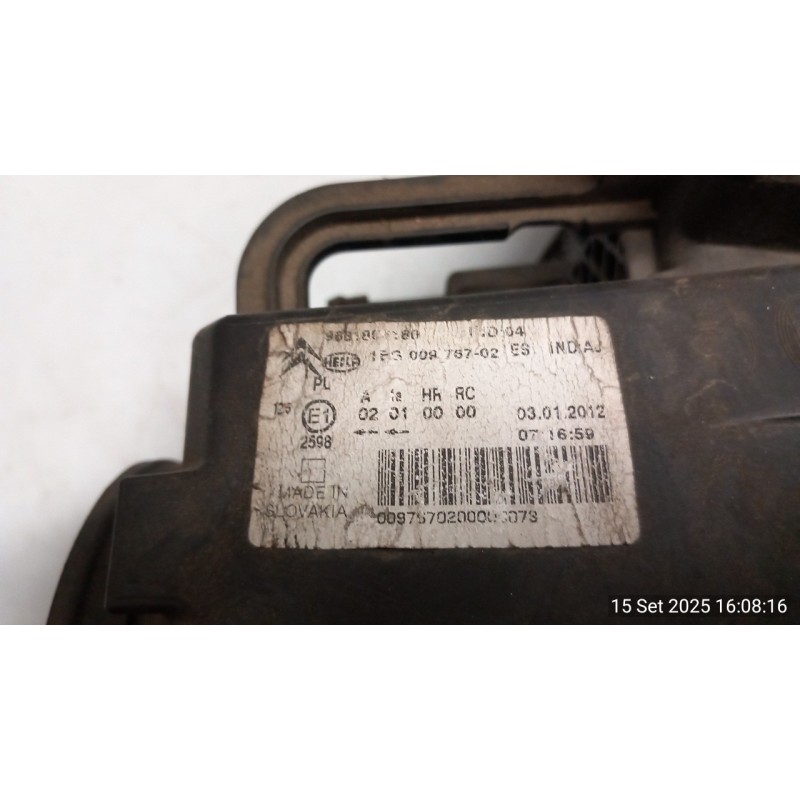 PROIETTORE DX. 110 CITROEN C3 PICASSO (02/09-02/18) 9H05 6206N5