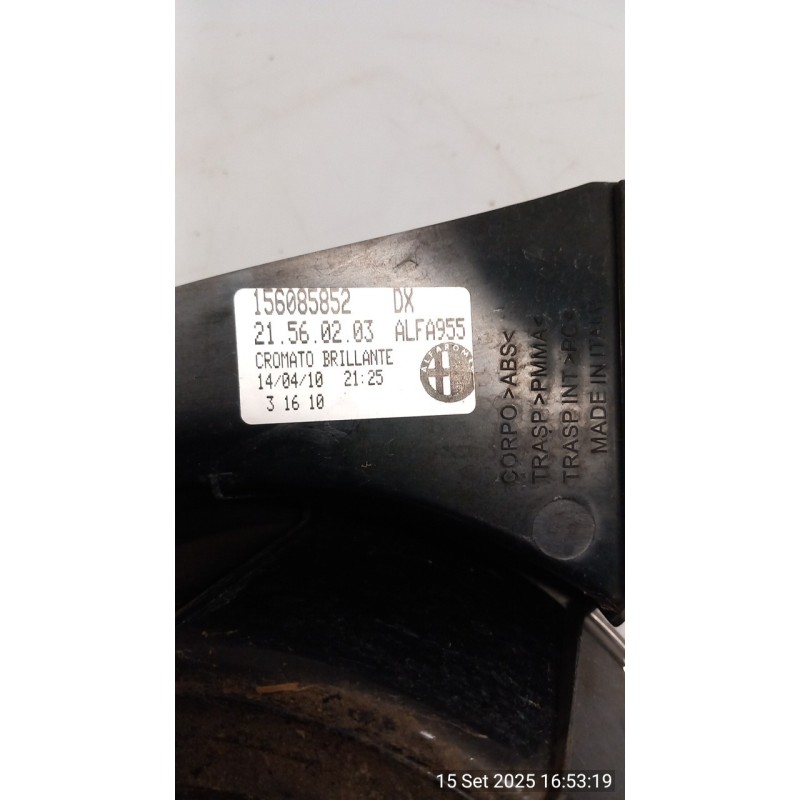FANALE POST. DX. 124 ALFA ROMEO MITO (X6) (06/08-06/11) 955A3000 71752162