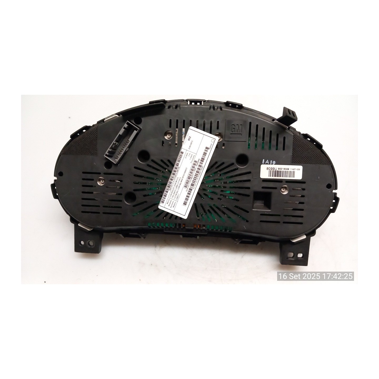 QUADRO STRUMENTI COMPL. 166 CHEVROLET (DAEWOO) ORLANDO (J309) (11/10-) Z20D1 95080000
