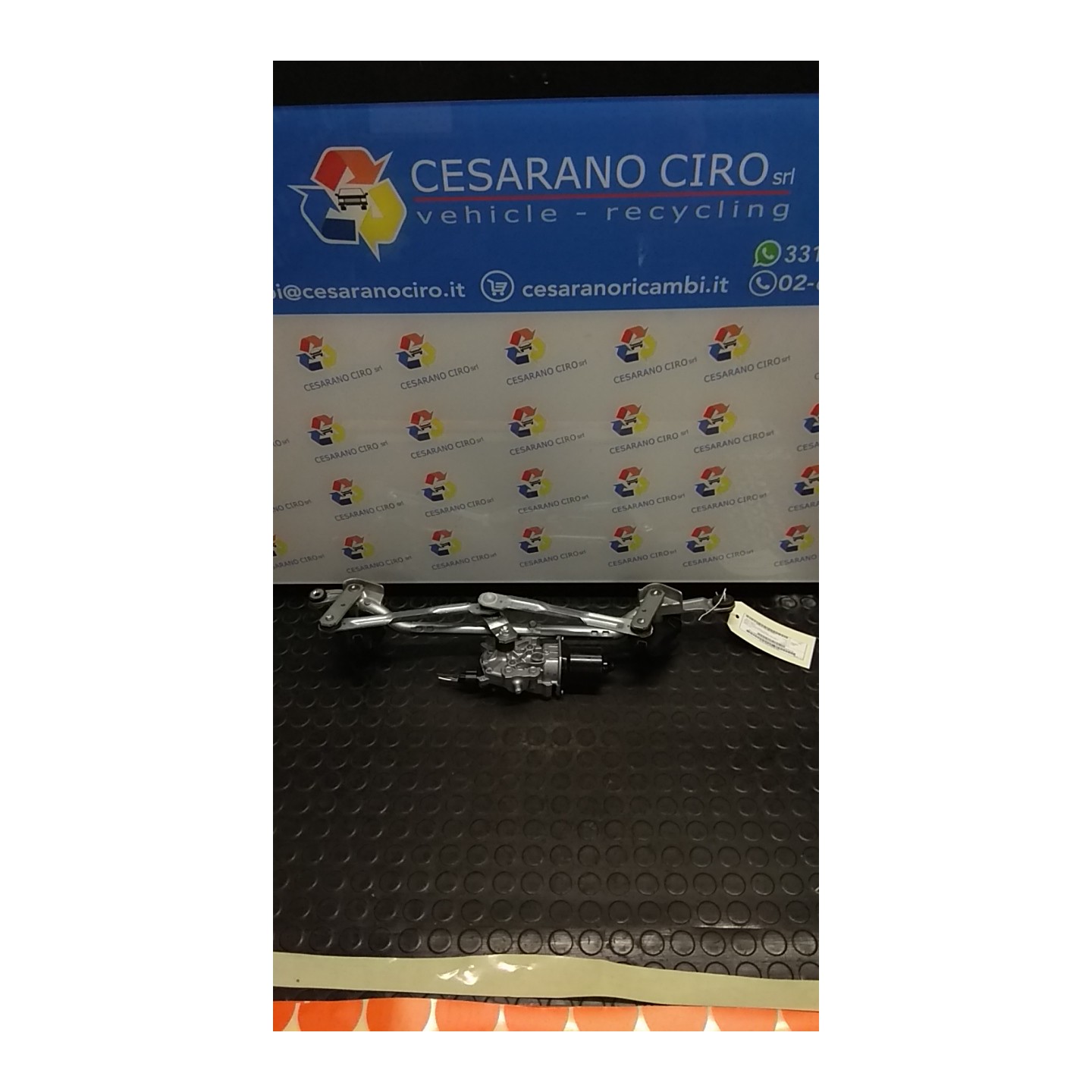 MECCANISMO TERGIPARABREZZA CON MOTORINO 018 MAZDA MAZDA 2 3A SERIE (12/14-) P5 DA6C6737XB