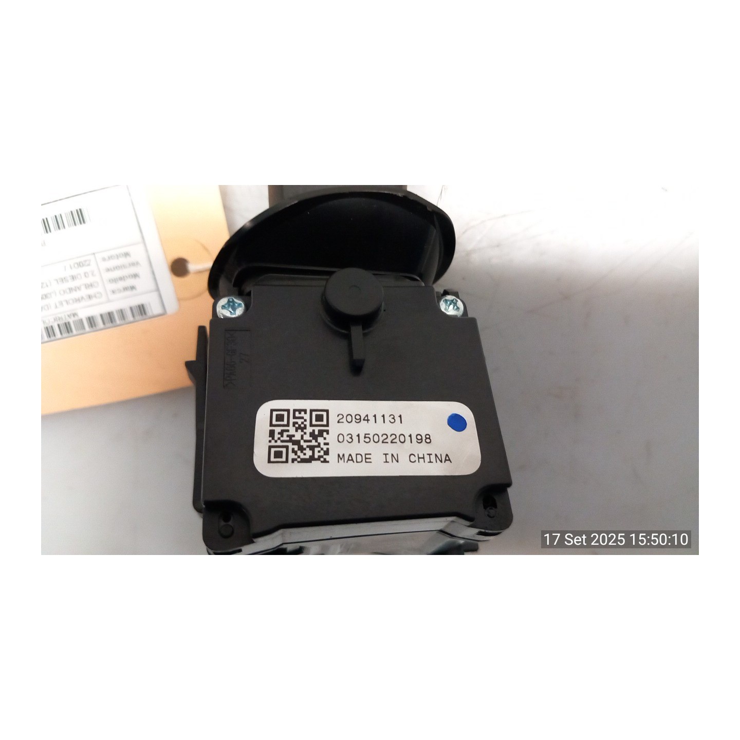 BLOCCO COMANDI TERGICRISTALLI 170 CHEVROLET (DAEWOO) ORLANDO (J309) (11/10-) Z20D1 13397870