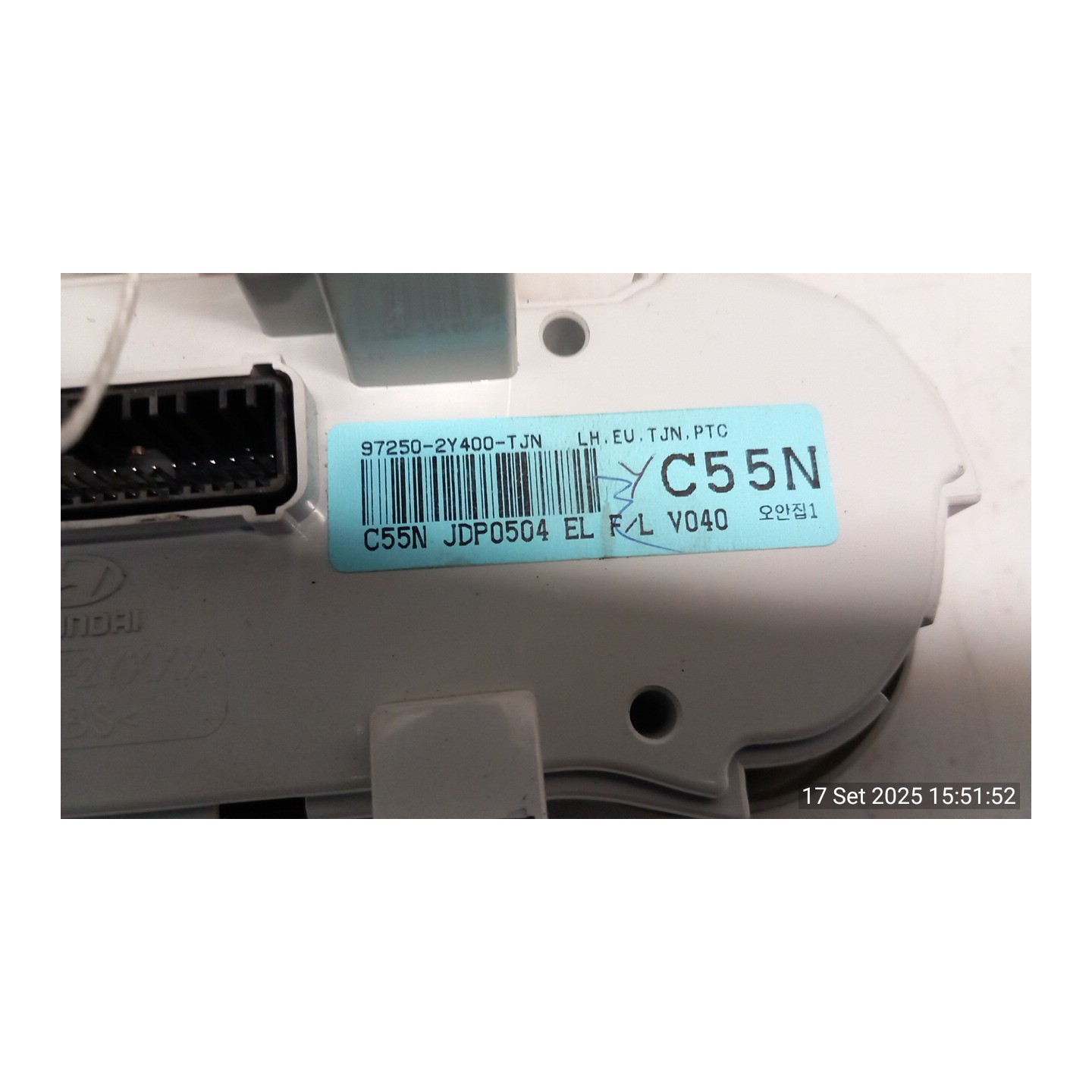 BLOCCO COMANDO CLIMATIZZAZIONE A/C AUT. 043 HYUNDAI IX35 (02/10-12/15) D4FD 972502Y210TJN