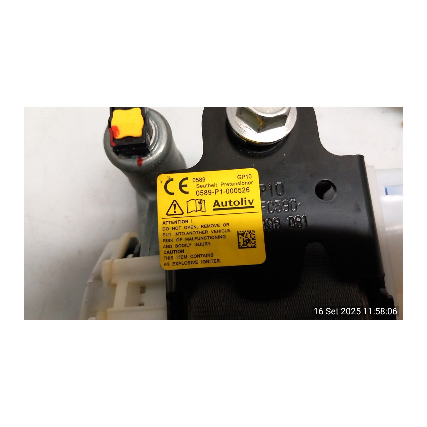 CINTURA DI SICUREZZA ANT. SX. 050 HYUNDAI IX35 (02/10-12/15) D4FD 888102Y2009P