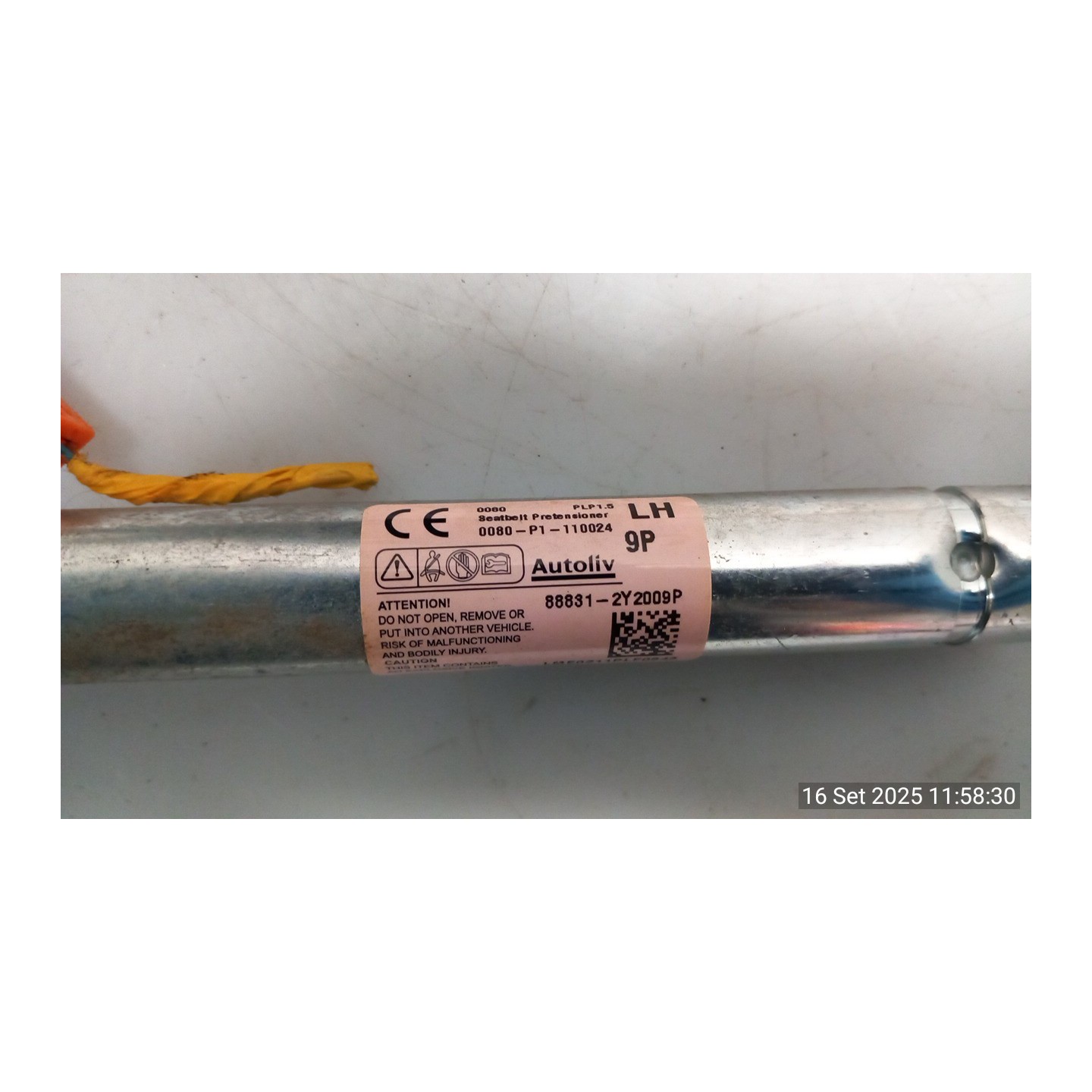 CINTURA DI SICUREZZA ANT. SX. 050 HYUNDAI IX35 (02/10-12/15) D4FD 888102Y2009P