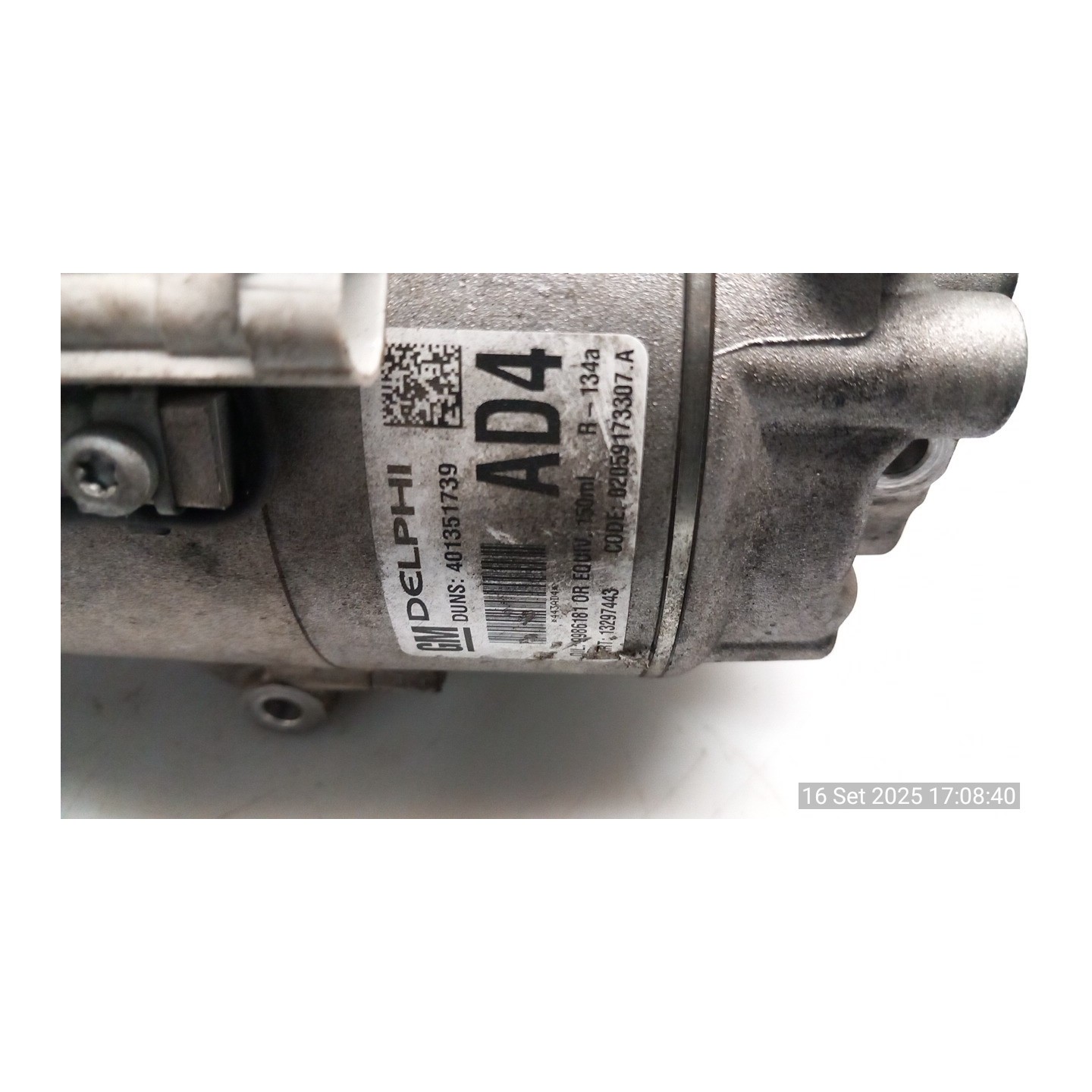 COMPRESSORE A/C 137 OPEL ASTRA (A04) (01/04-03/11) Z17DTR 13124751