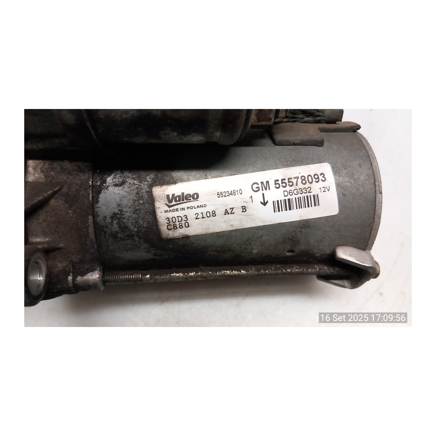 MOTORINO AVVIAMENTO 141 OPEL CORSA (S07) (01/11-05/15) A13DTC 55578093
