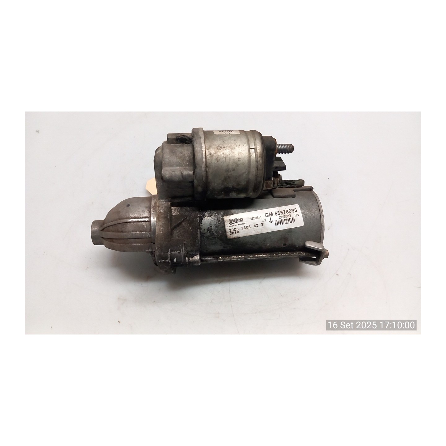 MOTORINO AVVIAMENTO 141 OPEL CORSA (S07) (01/11-05/15) A13DTC 55578093
