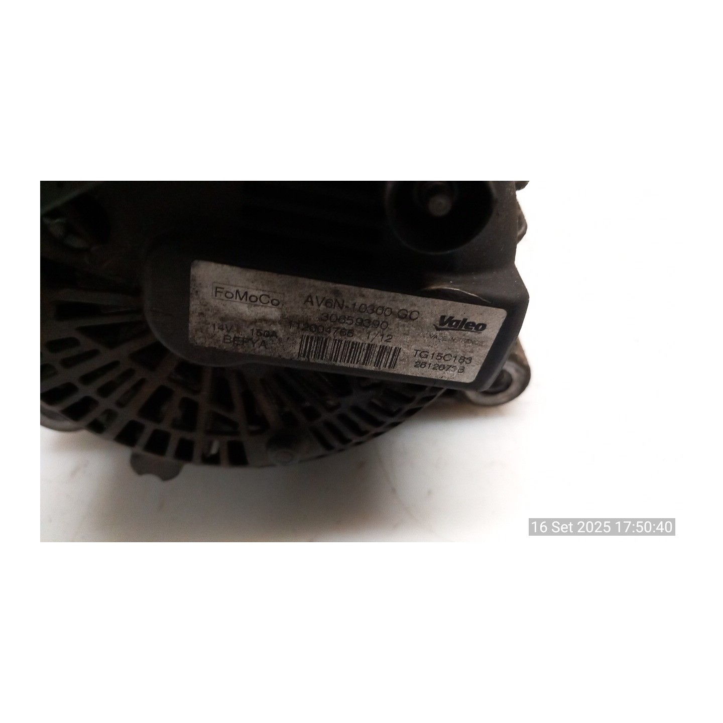 ALTERNATORE 152 FORD FIESTA (CB1) (09/08-10/13) KVJA 1506299