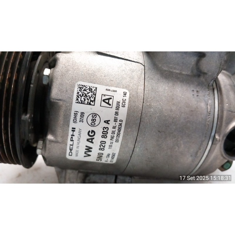 COMPRESSORE A/C 052 VOLKSWAGEN GOLF (5K/AJ) (09/08-) CAY 5N0820803C