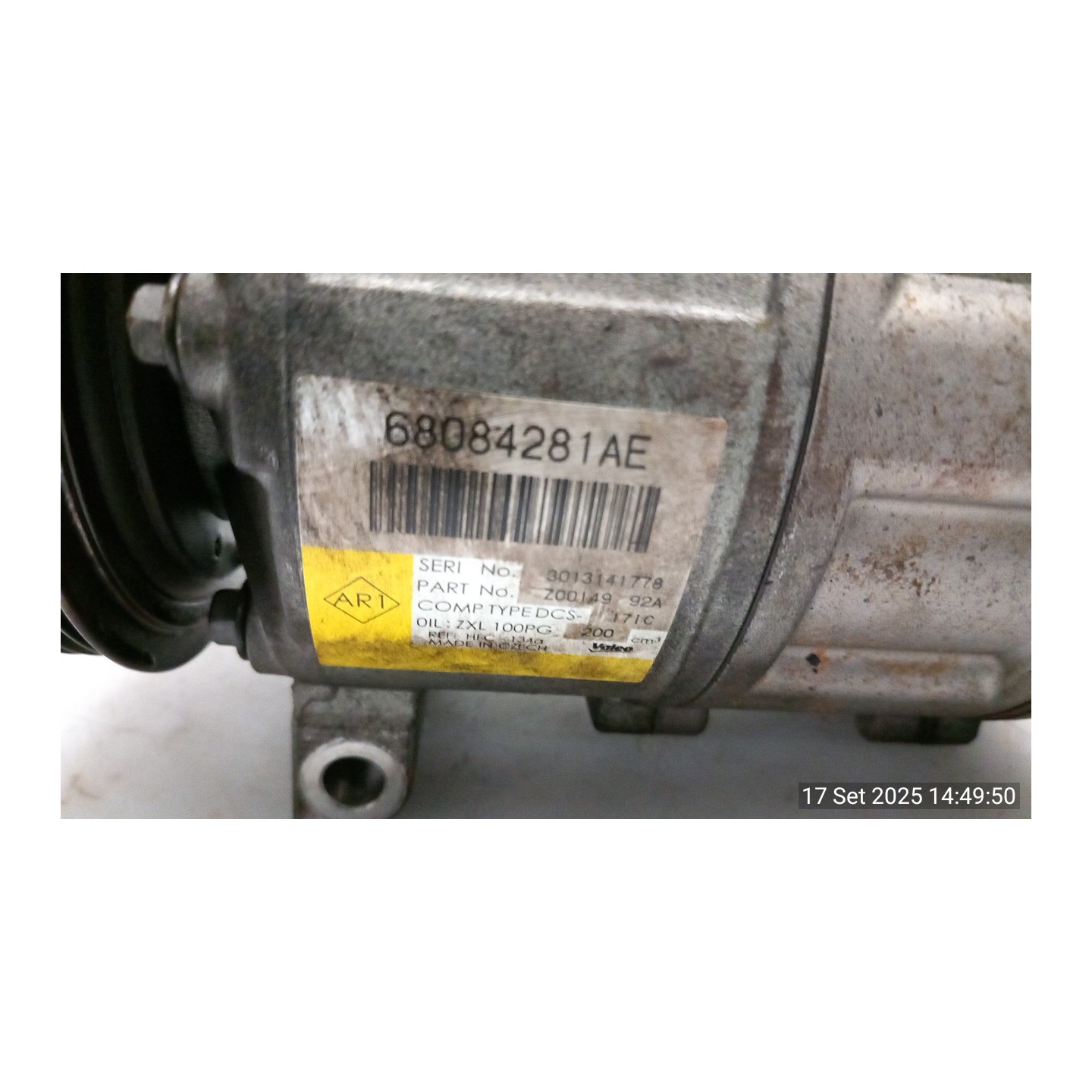 COMPRESSORE A/C 070 FIAT FREEMONT (24) (04/11-) 939B5000 K68084281AE