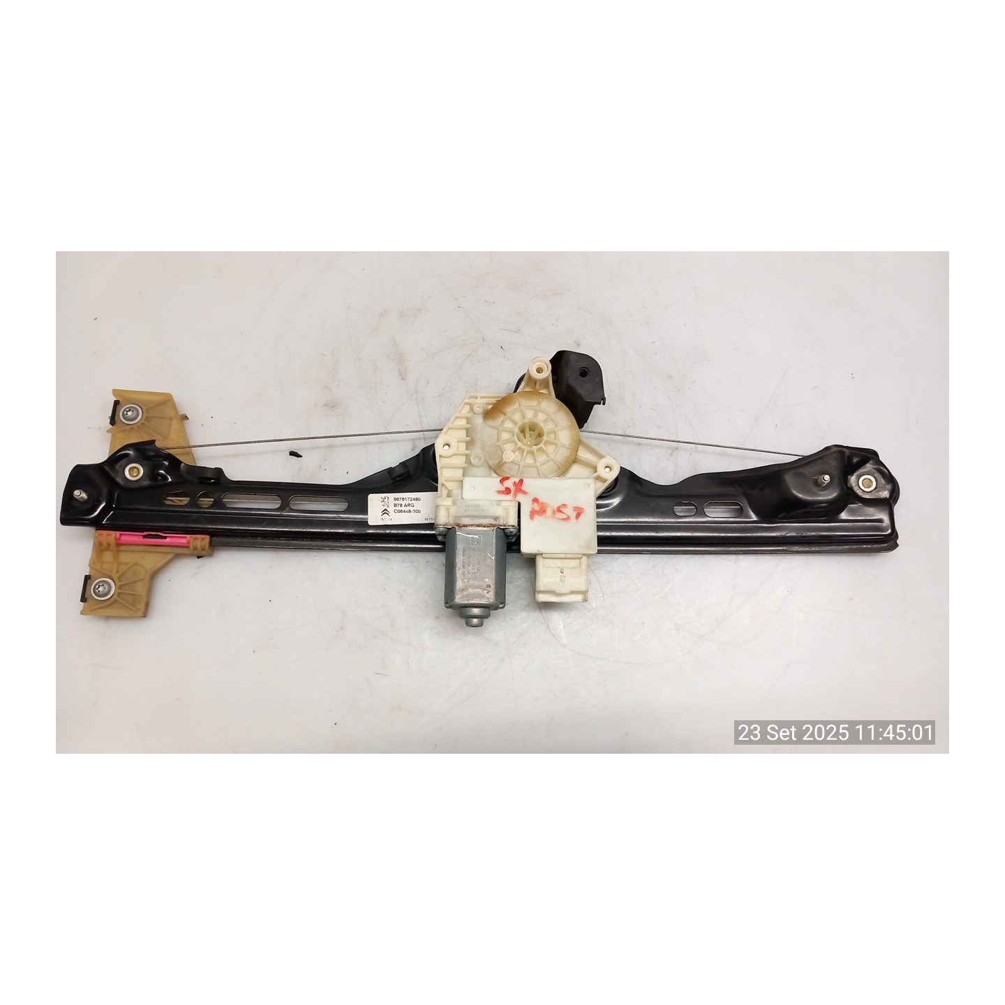 ALZACRISTALLO ELETTR. PORTA POST. SX. 084 CITROEN C4 PICASSO (B78) (05/13-) 9H05 9676172480