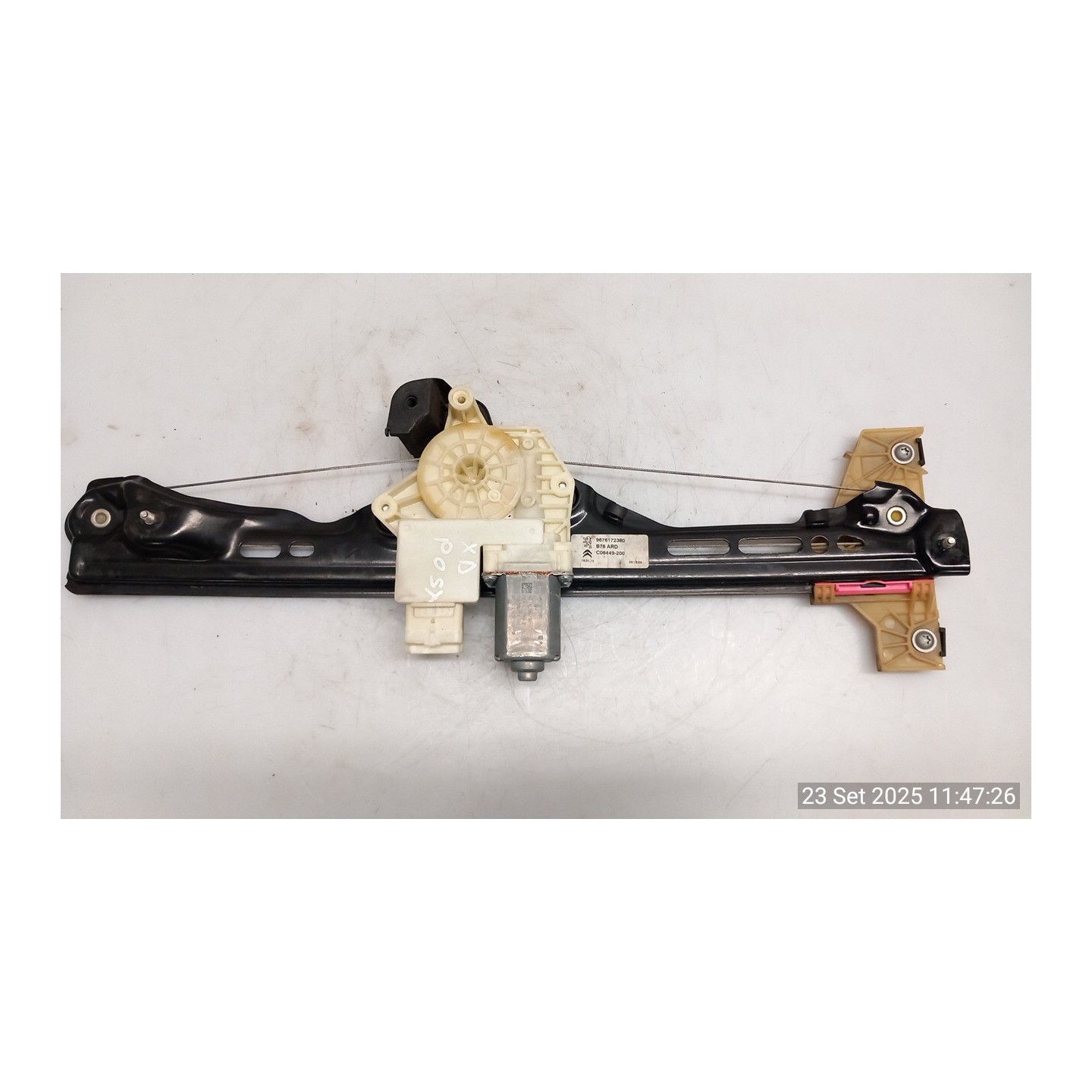 ALZACRISTALLO ELETTR. PORTA POST. DX. 085 CITROEN C4 PICASSO (B78) (05/13-) 9H05 9676172380