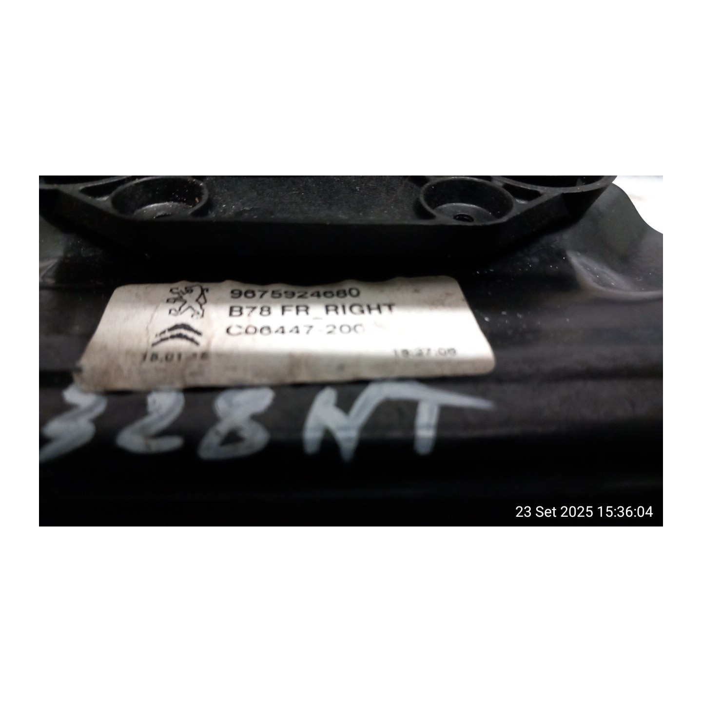 ALZACRISTALLO ELETTR. PORTA ANT. DX. 086 CITROEN C4 PICASSO (B78) (05/13-) 9H05 9816272480