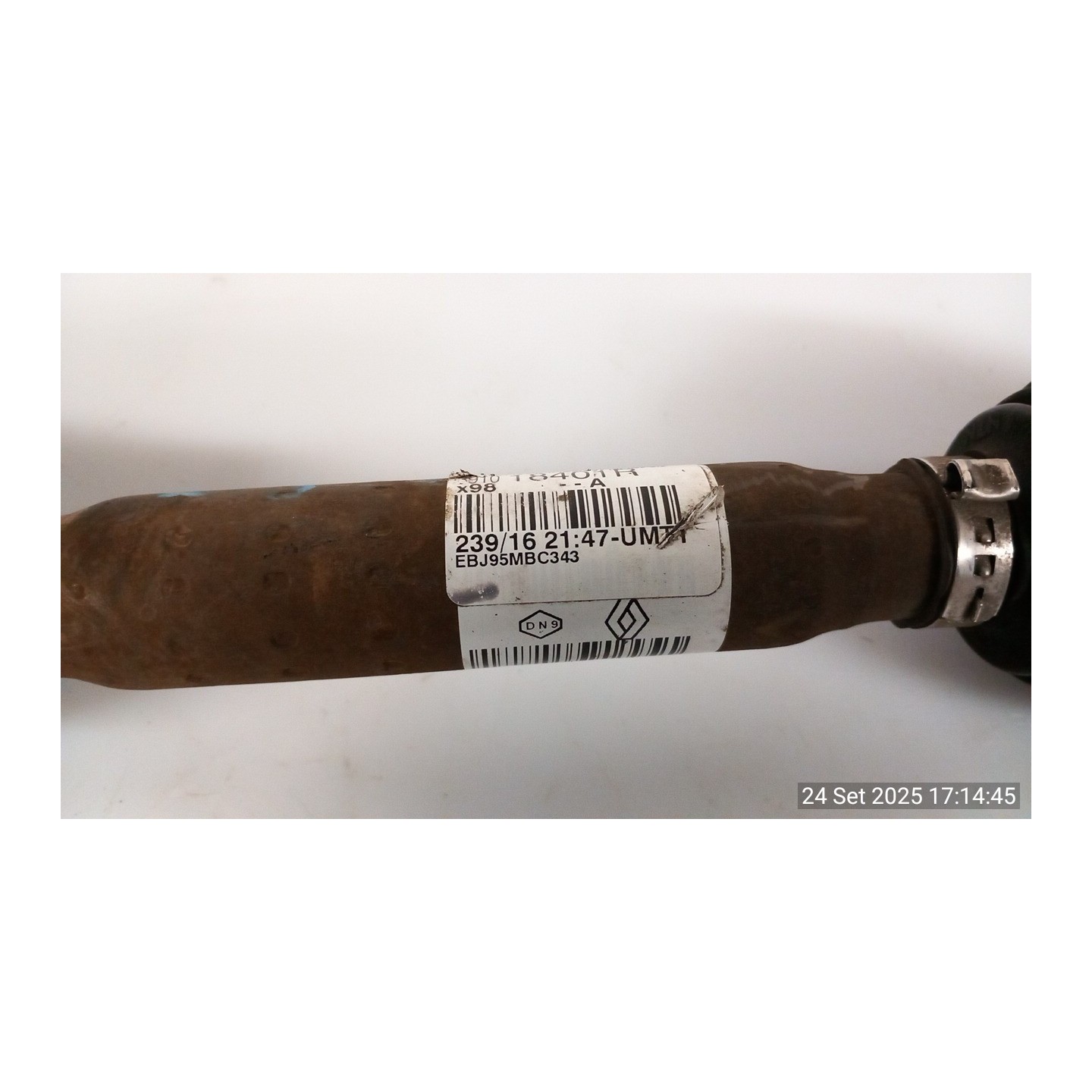 SEMIALBERO ANT. COMPL. SX. 022 RENAULT CLIO 4A SERIE (07/12-12/16) K9KE6 391018401R