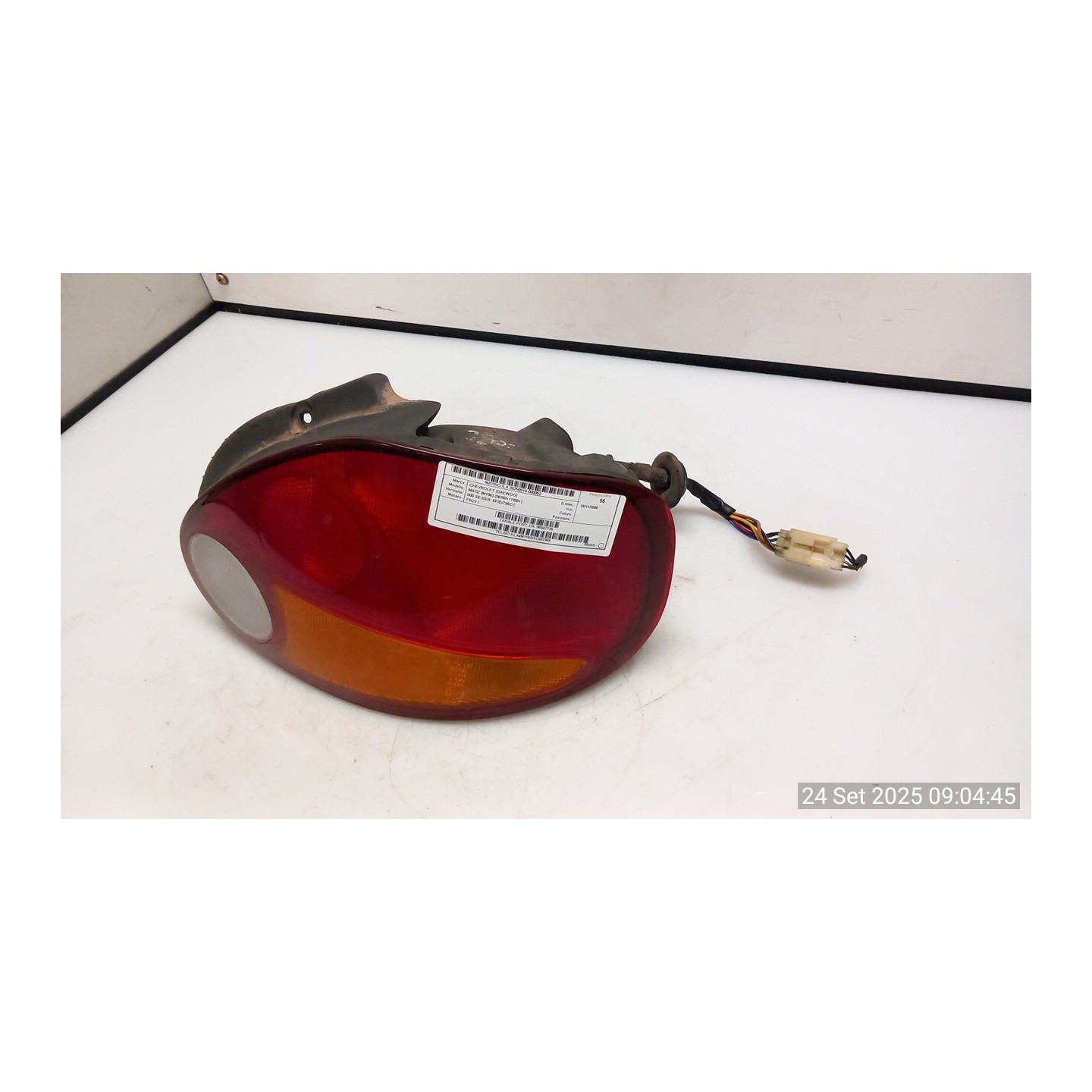 FANALE POST. DX. 052 CHEVROLET (DAEWOO) MATIZ (M100) (06/98-11/00) F8CV 96507735