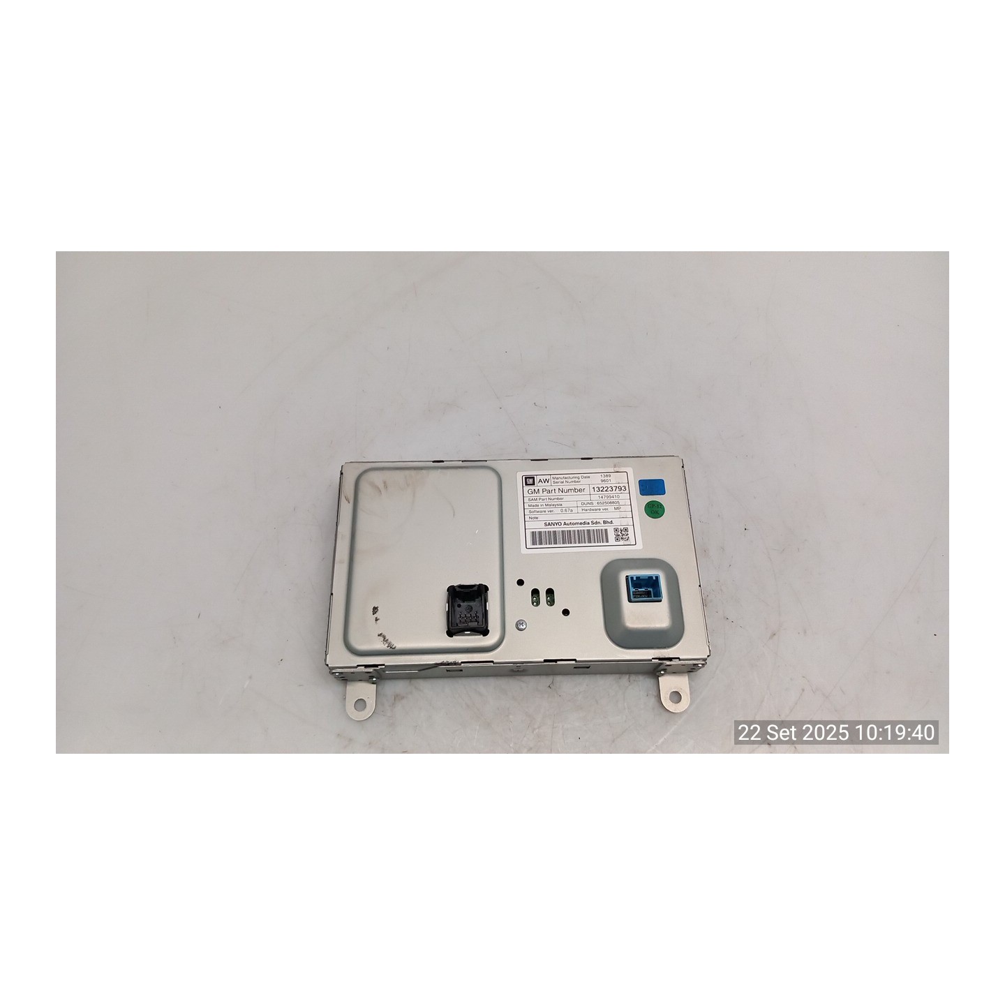 DISPLAY MULTIFUNZIONE 7 POLLICI 017 OPEL INSIGNIA (G09) (12/08-10/13) A20DTH 23452465