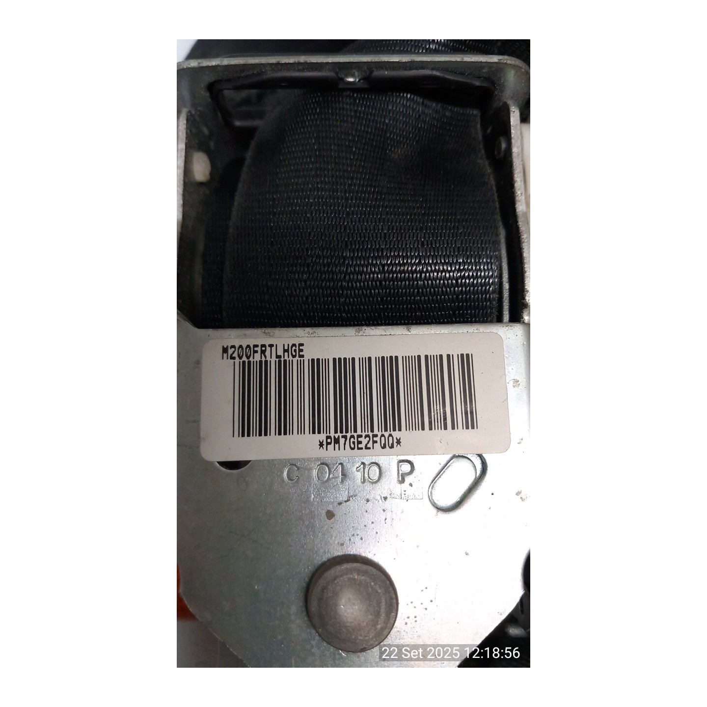 CINTURA DI SICUREZZA ANT. SX. 017 CHEVROLET (DAEWOO) MATIZ (M200) (04/05-12/10) A08S3 96419611