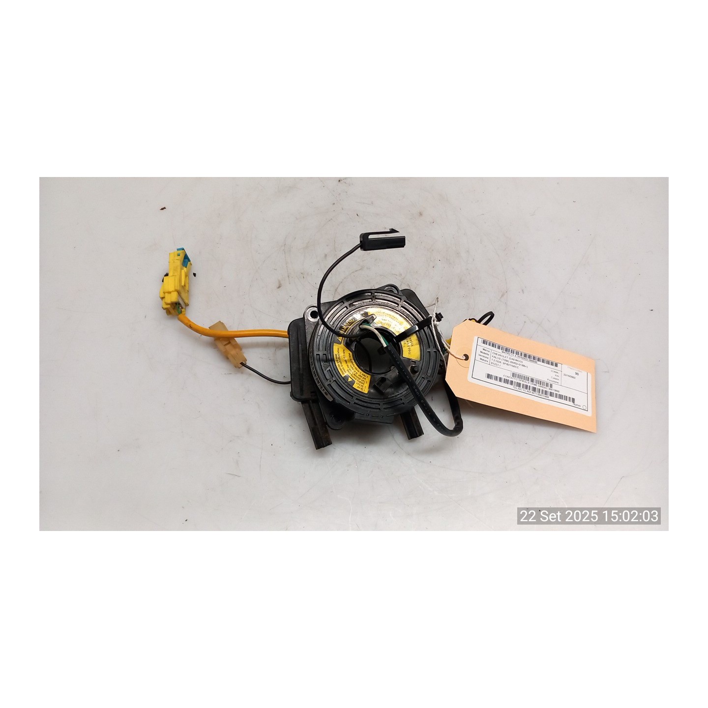 CONTATTO SPIRALIFORME AIRBAG 040 CHEVROLET (DAEWOO) KALOS (T200) (09/02-01/05) B12S1 96613650