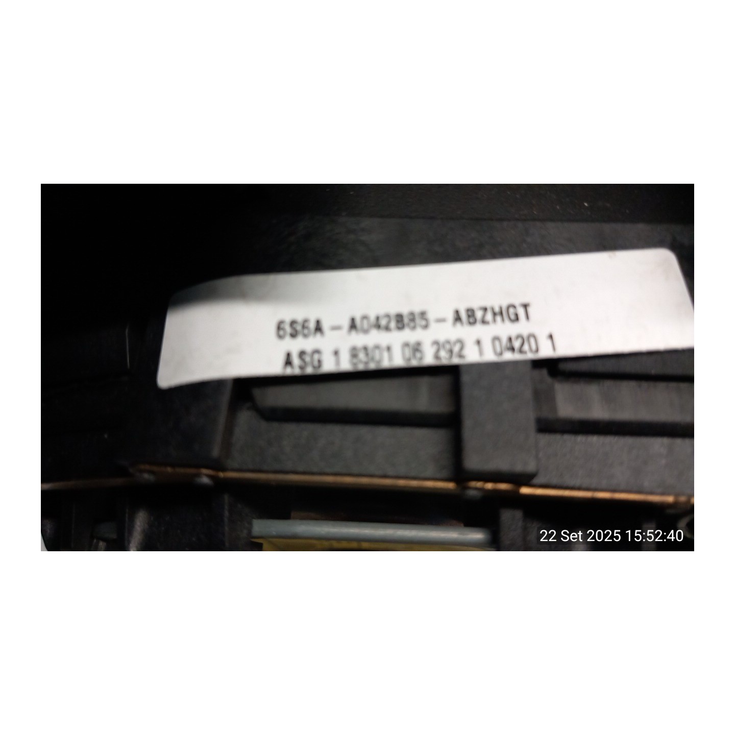 DISPOSITIVO AIRBAG LATO GUIDA 082 FORD FUSION (CBK) (09/02-) FYJA 1369295