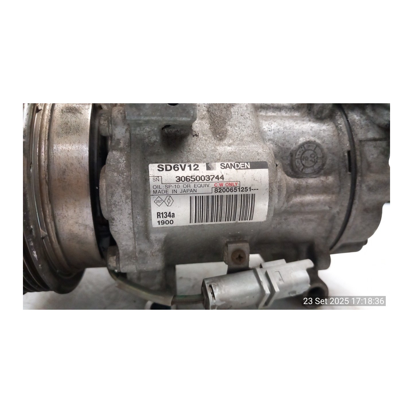 COMPRESSORE A/C COMPL. 073 NISSAN NOTE (E11E) (02/06-09/13) K9K 92600CJ70A