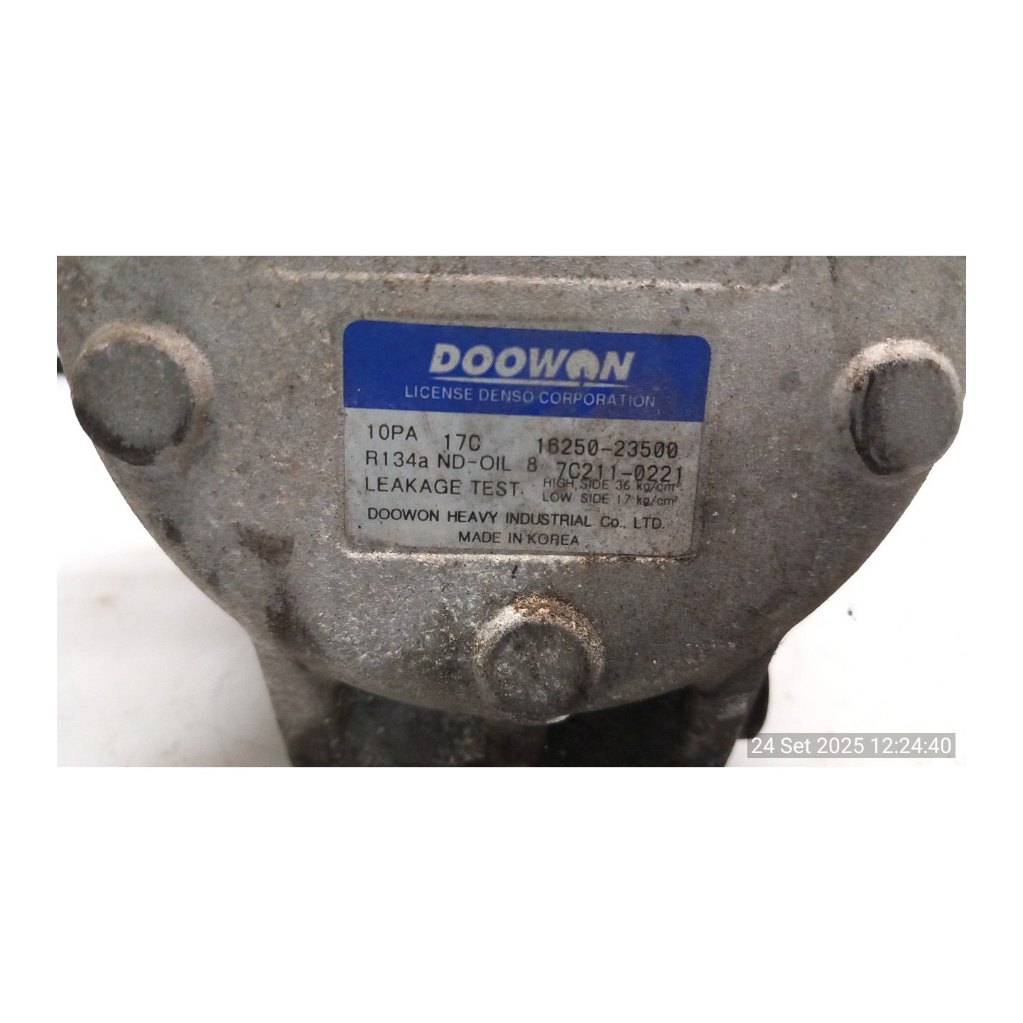 COMPRESSORE A/C 006 KIA SORENTO 1A SERIE (08/06-11/09 D4CB 977013E050