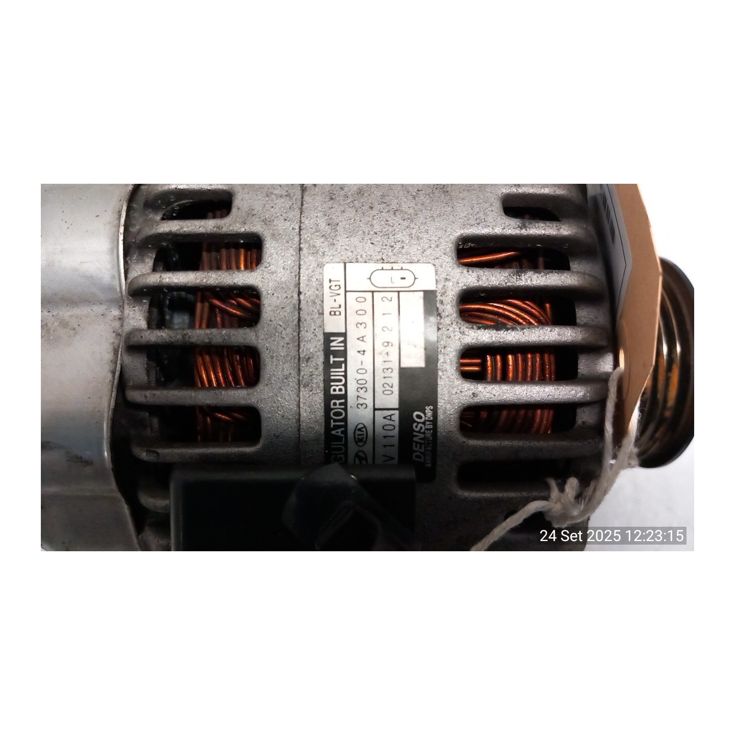 ALTERNATORE 007 KIA SORENTO 1A SERIE (08/06-11/09 D4CB 373004A300