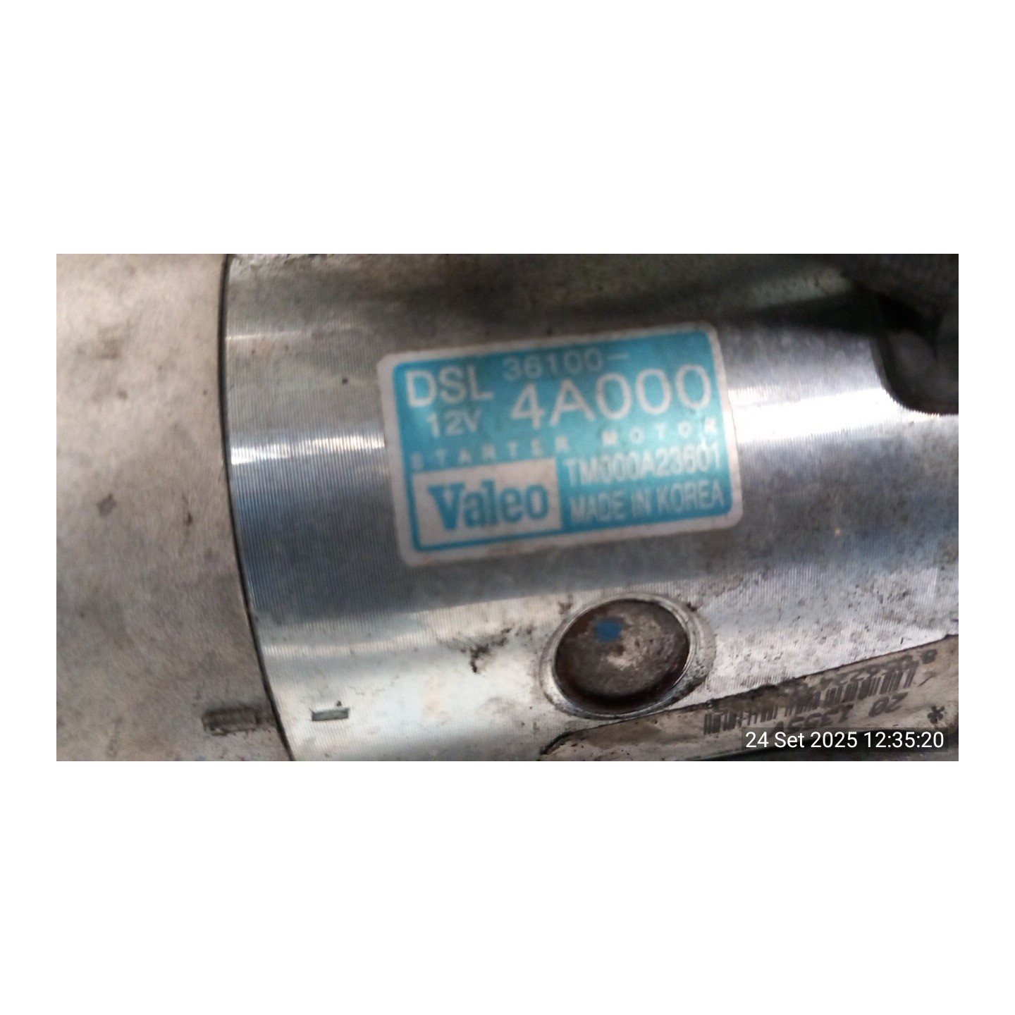 MOTORINO AVVIAMENTO 008 KIA SORENTO 1A SERIE (08/06-11/09 D4CB 361004A010