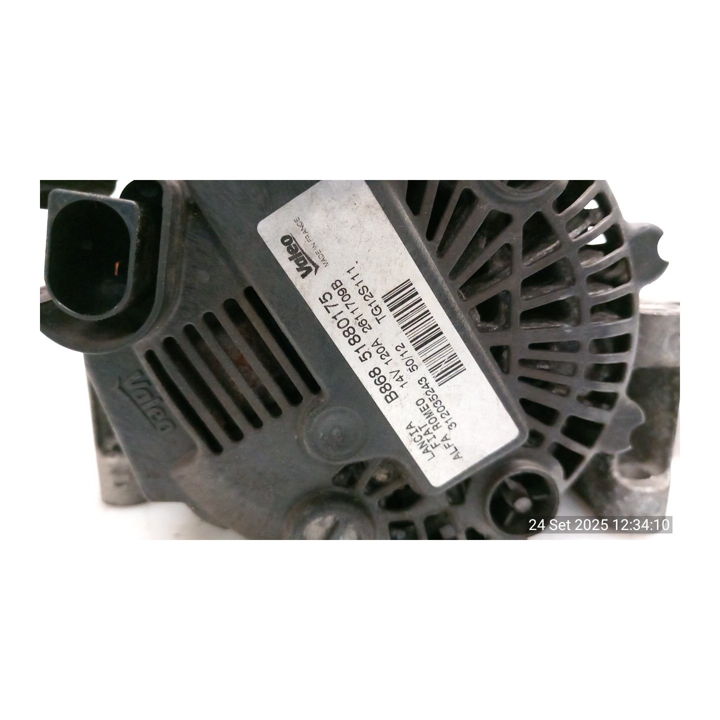 ALTERNATORE 013 ALFA ROMEO MITO (QZ) (03/11-05/13) 199B4000 51984057