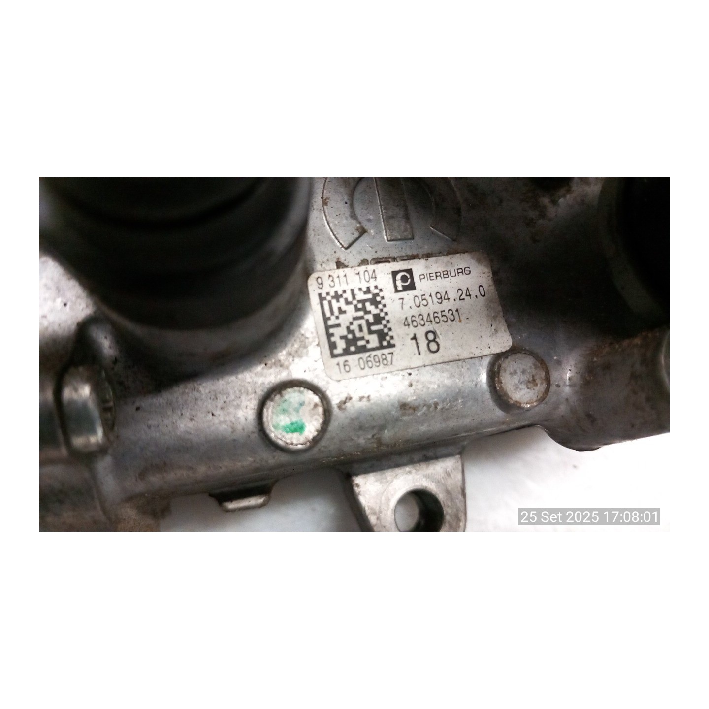 ELETTROVALVOLA EGR 076 ALFA ROMEO STELVIO (6V) (01/17-10/22) 55284529 46346531