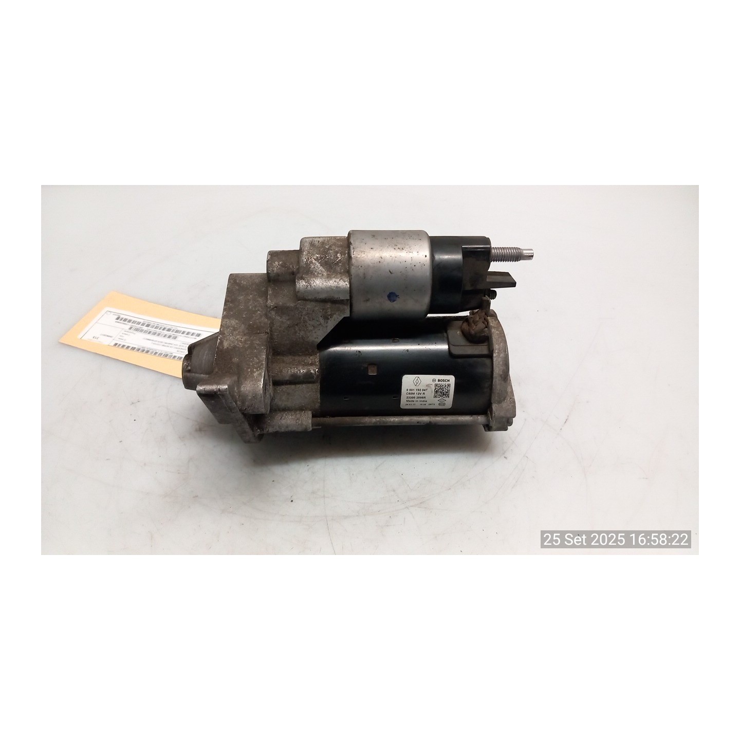 MOTORINO AVVIAMENTO PUNZONATURA. = 0001192047 111 DACIA SANDERO 2A SERIE (12/12-) B4DB4 233002596R