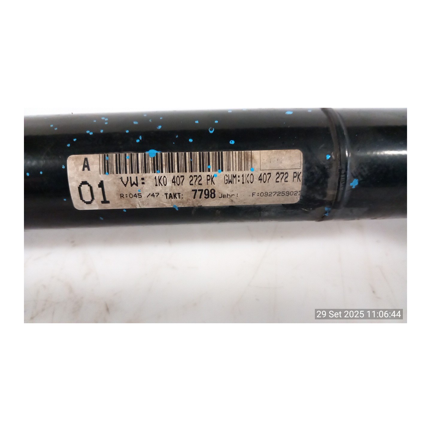SEMIALBERO ANT. COMPL. DX. 007 VOLKSWAGEN GOLF (5K/AJ) (09/08-) CAX 1K0407764NX