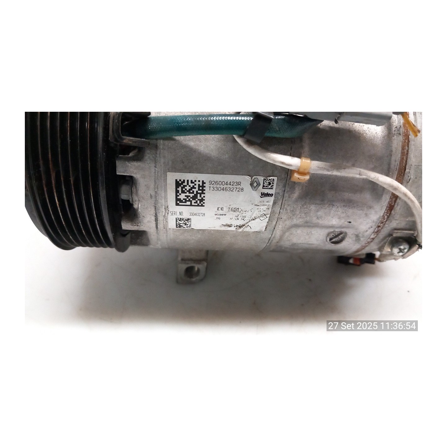 COMPRESSORE A/C 013 RENAULT CLIO 5A SERIE (07/23-) H4DE4 926004423R