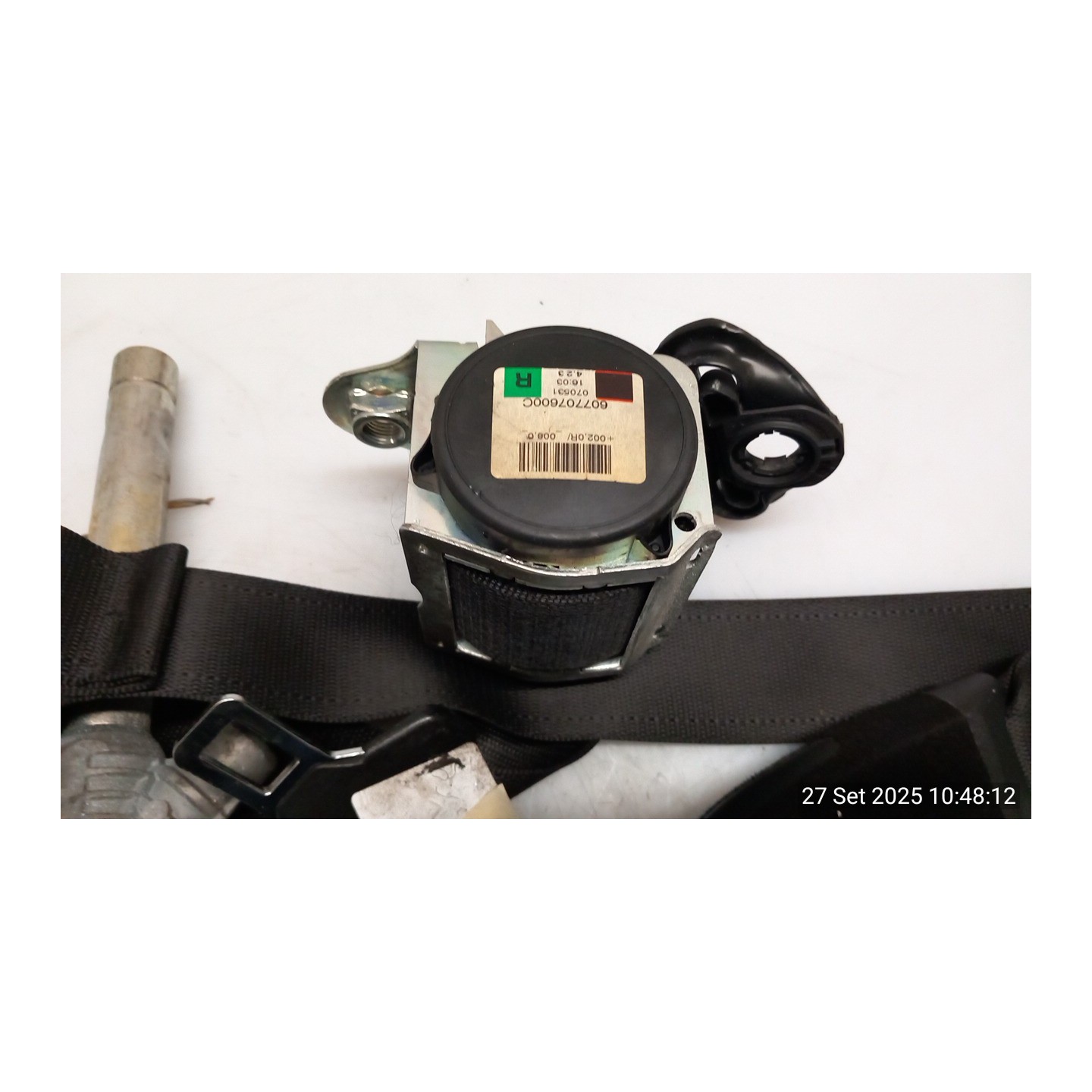 CINTURA DI SICUREZZA ANT. DX. 186 OPEL CORSA (S07) (07/06-02/11) Z13DTJ 13262569