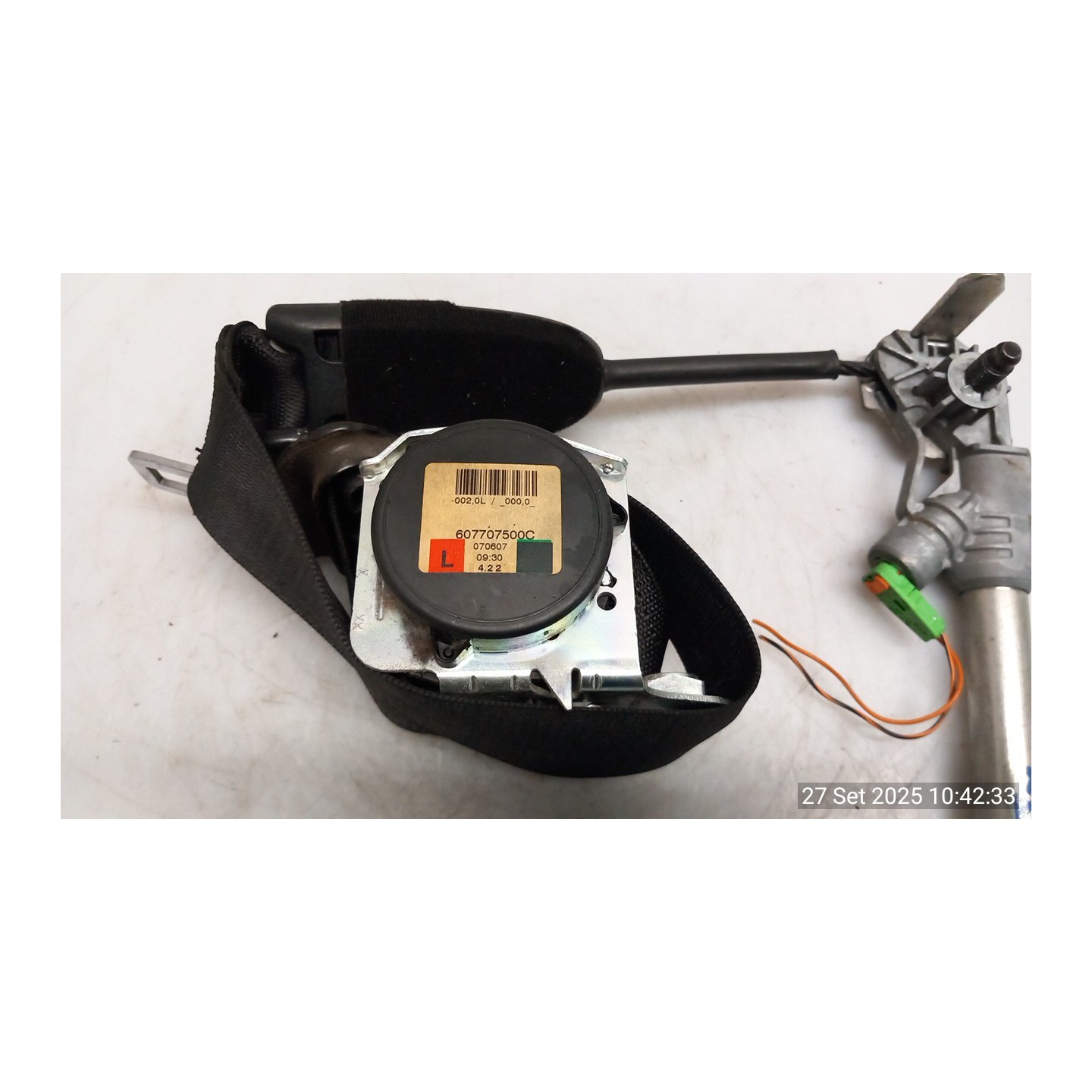 CINTURA DI SICUREZZA ANT. SX. 187 OPEL CORSA (S07) (07/06-02/11) Z13DTJ 13240189