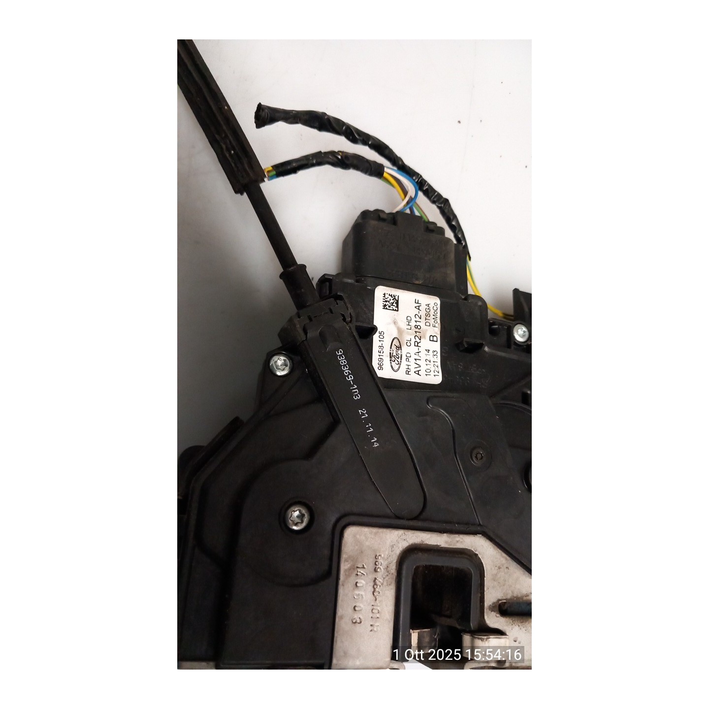 SERRATURA PORTA ANT. DX. 033 FORD B-MAX (CB2) (07/12-) T3JB 2014387