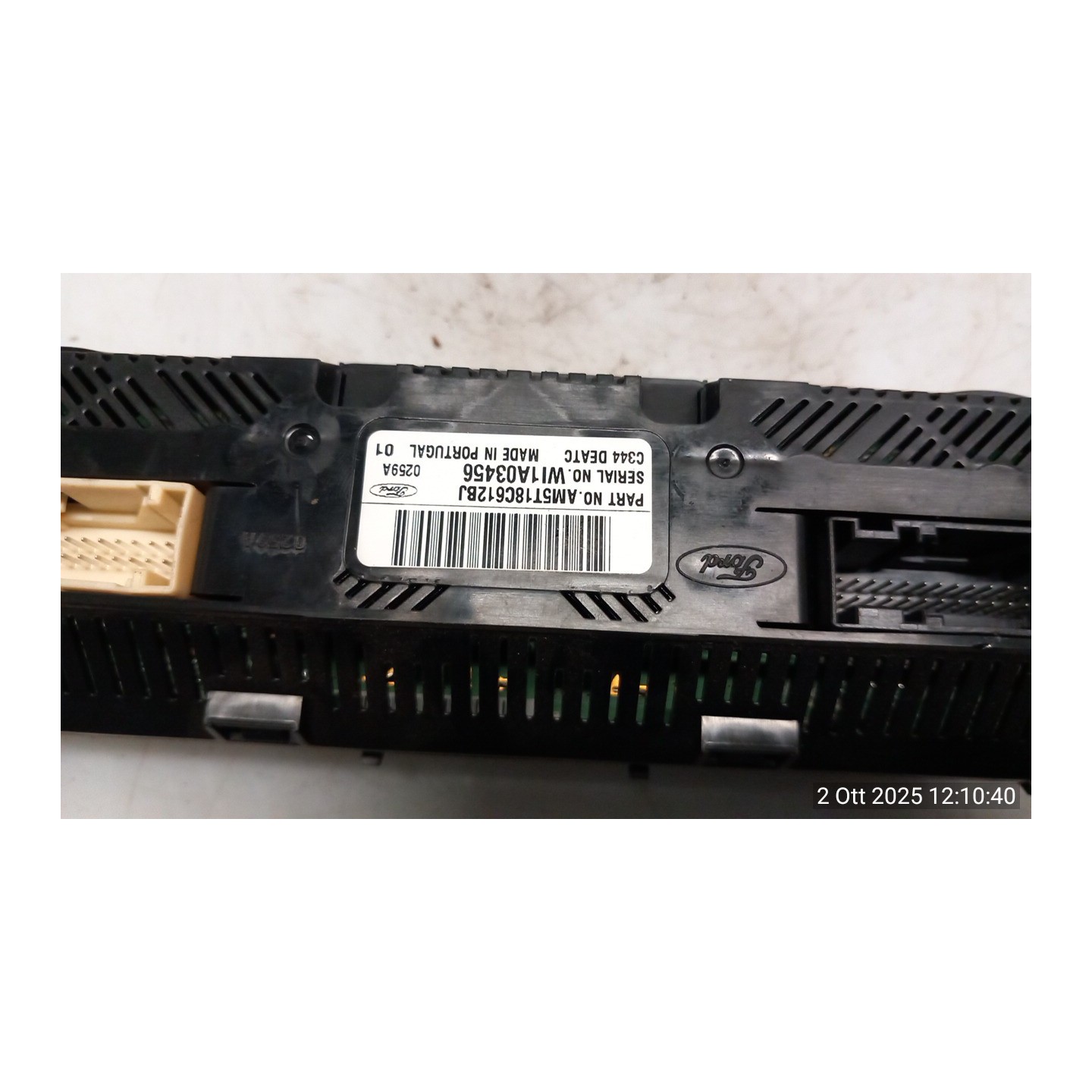 BLOCCO COMANDO CLIMATIZZAZIONE 038 FORD C-MAX (CB7) (09/10-05/15) T1DB 1841564