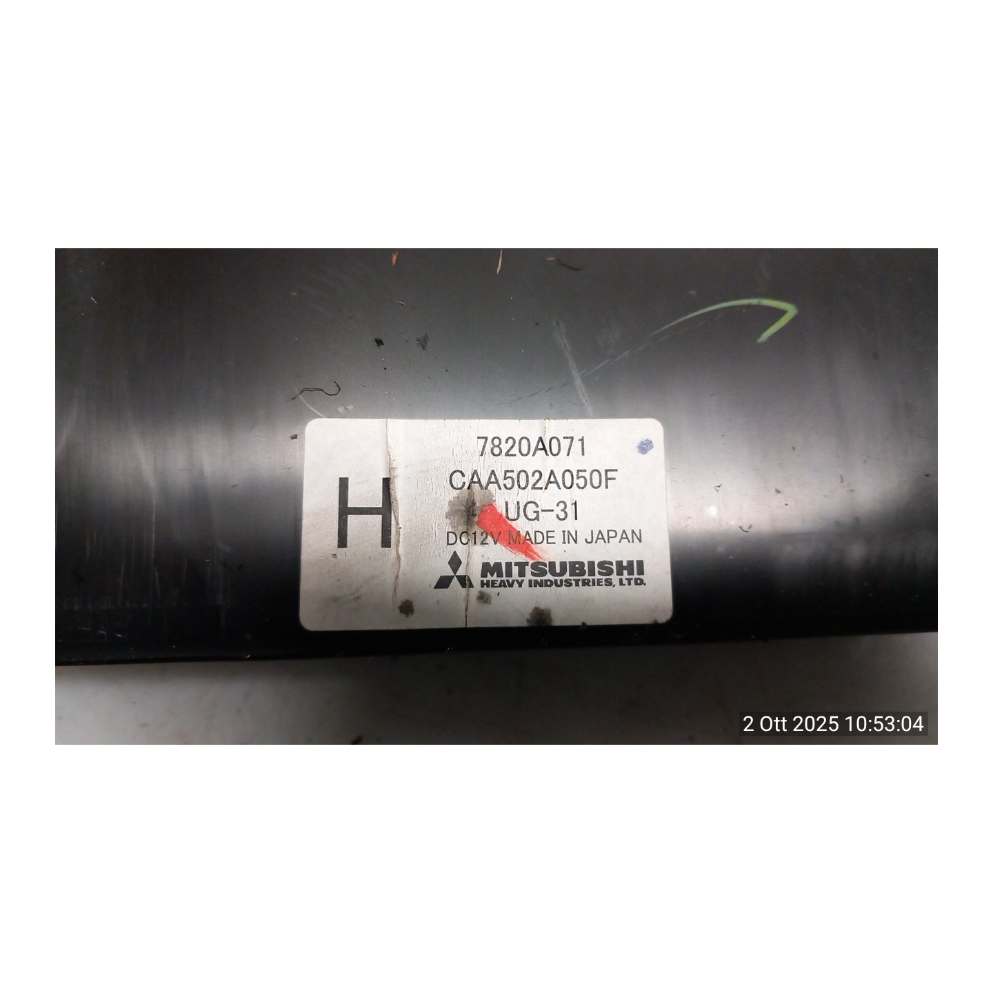 BLOCCO COMANDO CLIMATIZZAZIONE 092 MITSUBISHI GRANDIS (09/05-06/09) BSY 7820A071