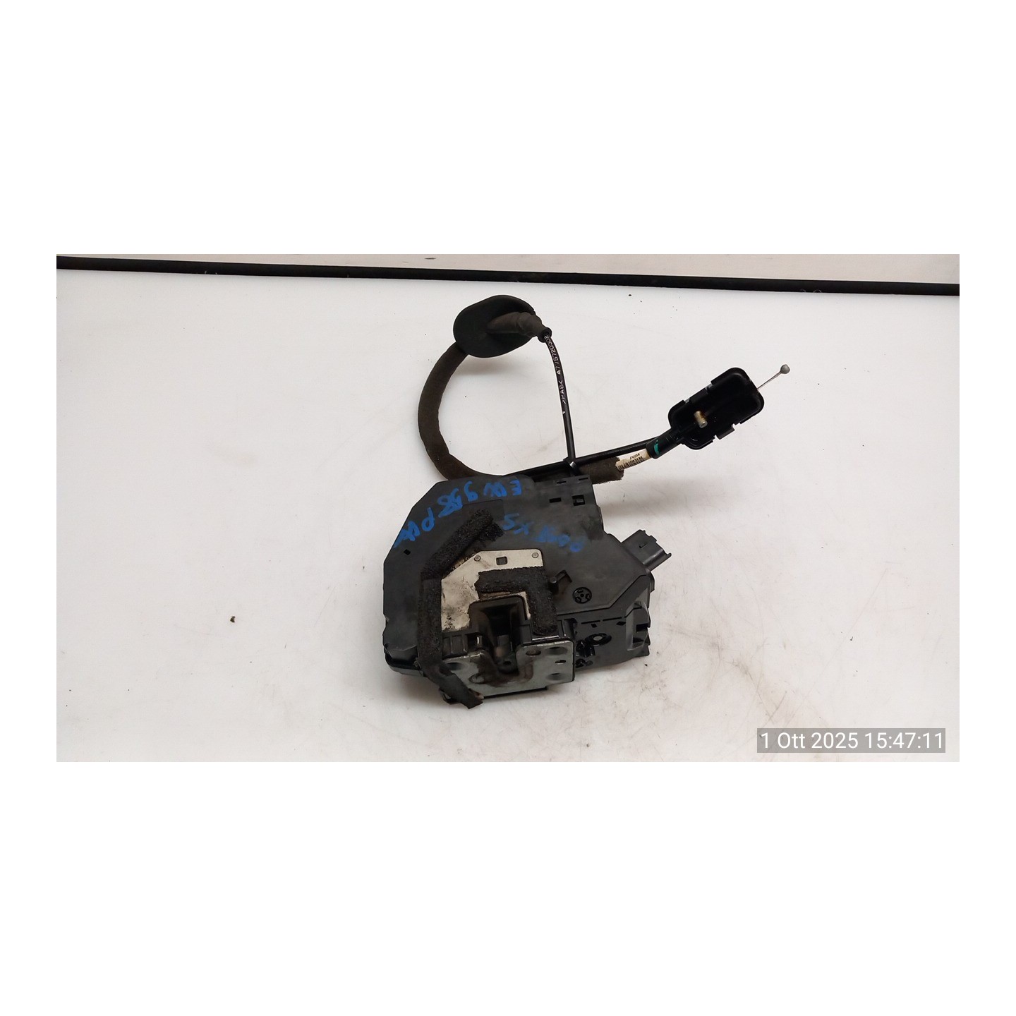 SERRATURA PORTA POST. C/BLOCCAGGIO ELETTROMAGNETICO SX. 035 RENAULT CLIO 4A SERIE (07/12-12/16) K9KC6 825015591R