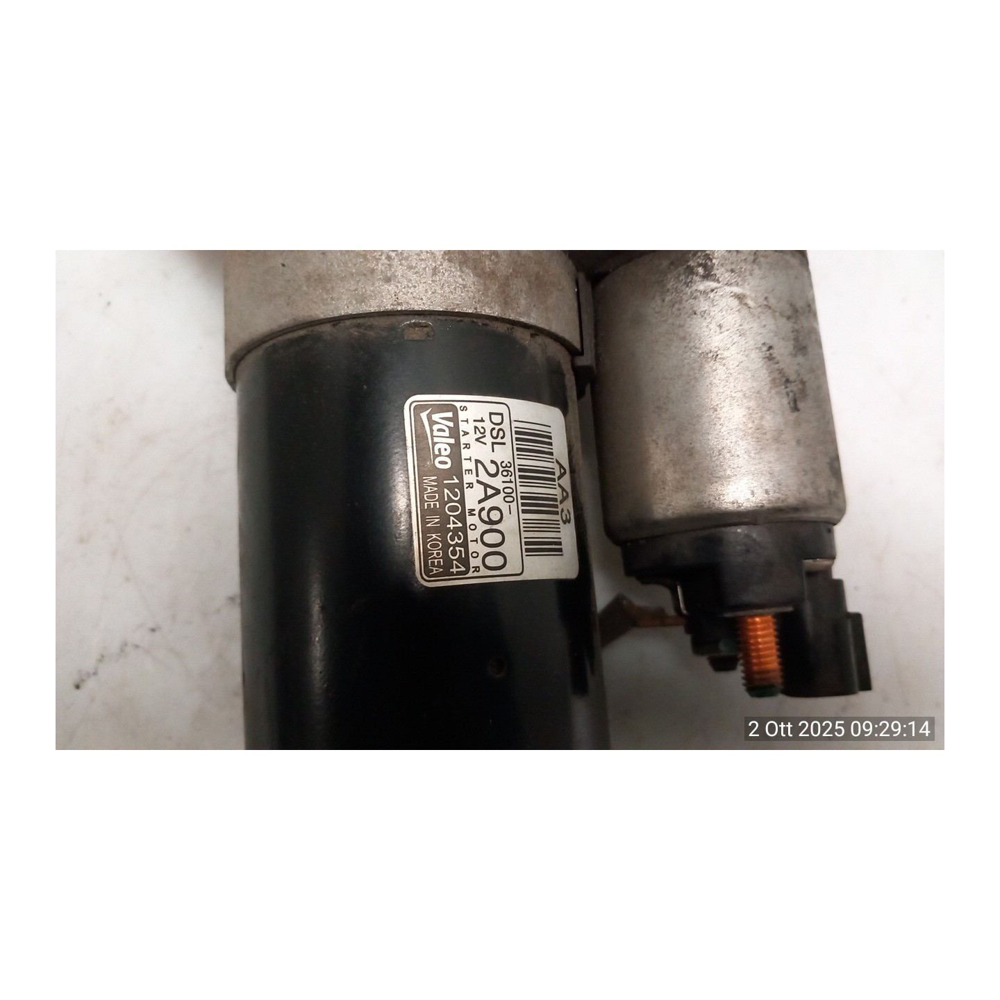 MOTORINO AVVIAMENTO 045 HYUNDAI I40 (05/15-) D4FD 361002A900