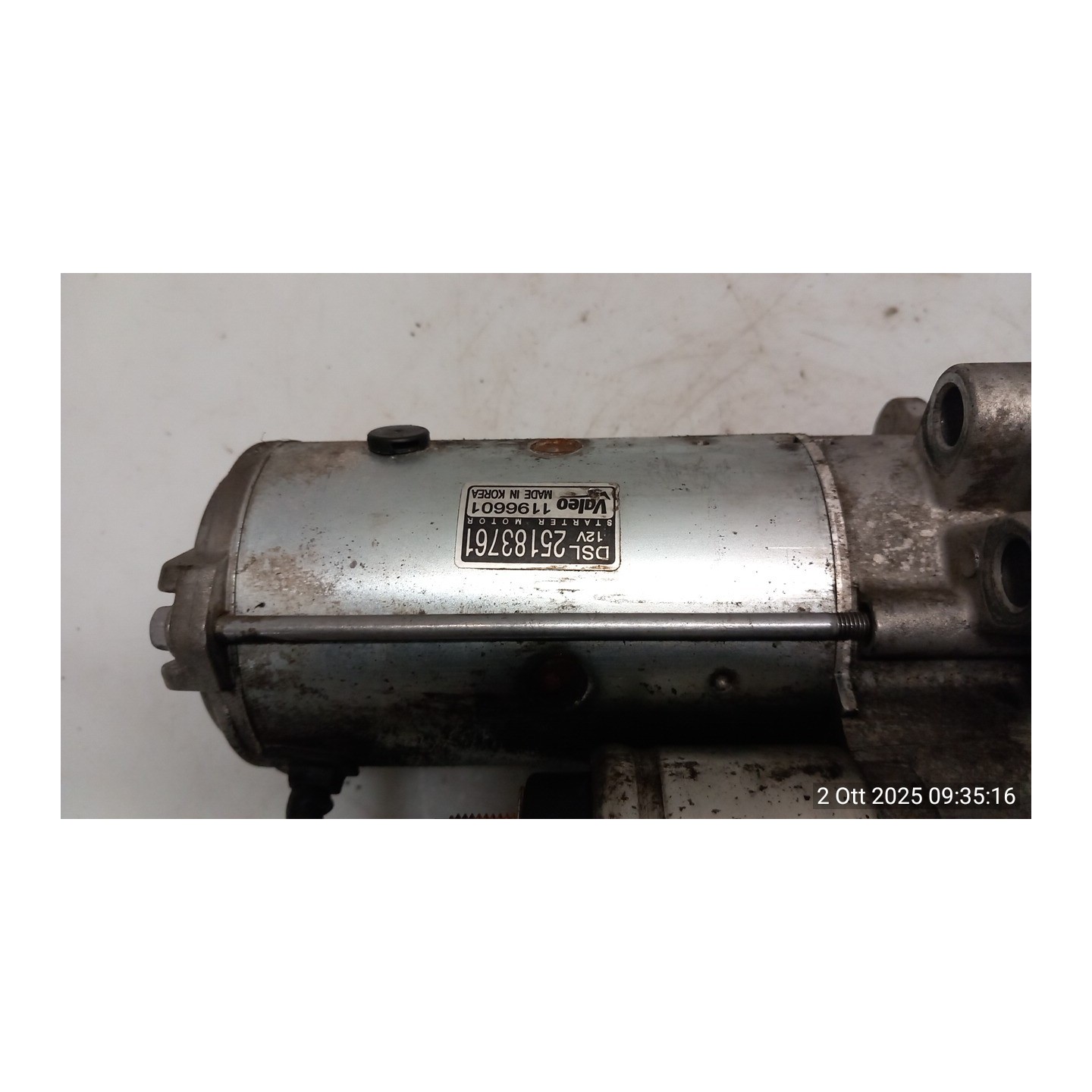 MOTORINO AVVIAMENTO 083 CHEVROLET (DAEWOO) CRUZE (J300) (04/09-12/14) Z20D1 25183761