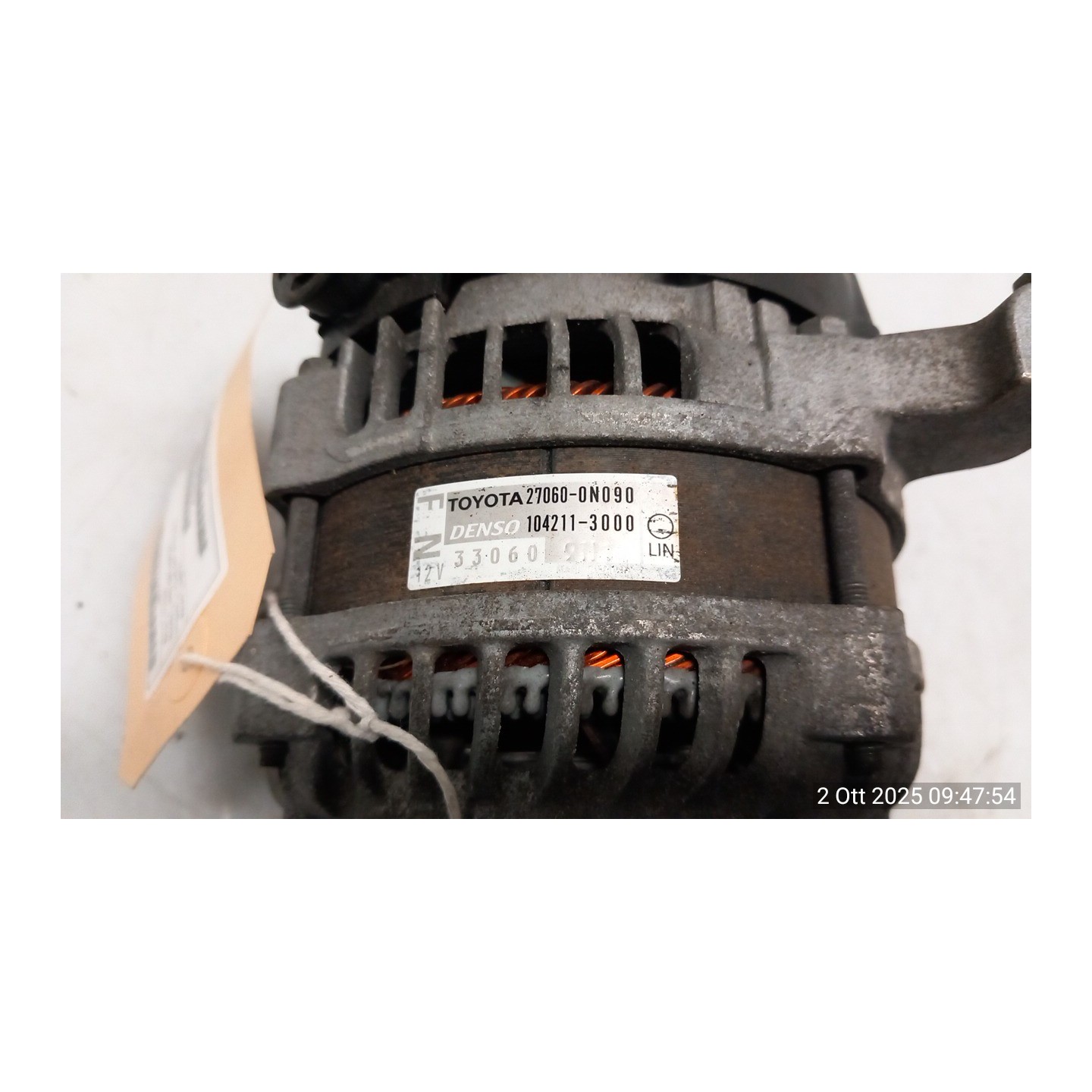 ALTERNATORE 096 TOYOTA YARIS (09/11-02/15) 1NDTV 270600N090