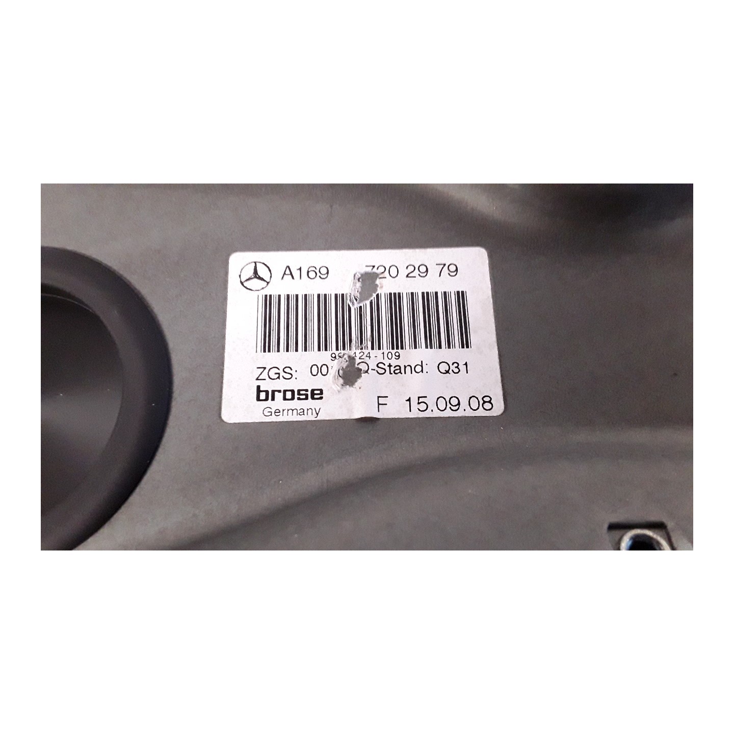 ALZACRISTALLO ELETTR. PORTA ANT. SX. 014 MERCEDES-BENZ CLASSE A (W/C169) (07/04-04/13 266920 A1697203179
