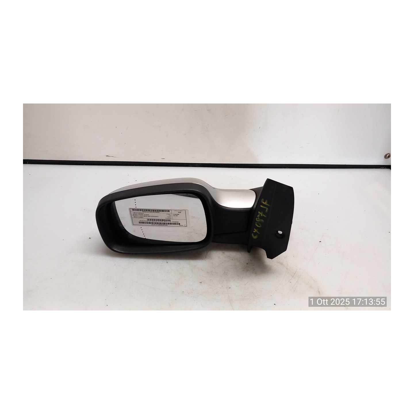 RETROVISORE EST. REGOLAZ. ELETTR. TIPO 3 - 4 SX. 032 RENAULT SCENIC 2A SERIE (06/03-08/09) F9QE8 7701068384
