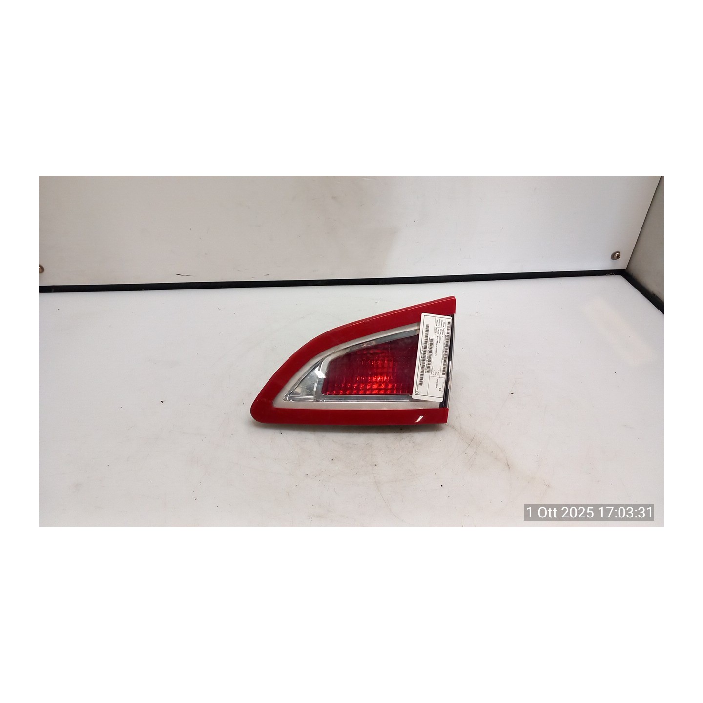 FANALE POST. PARTE INT. SX. 040 RENAULT SCENIC 3A SERIE (04/09-10/13) F9QN8 265550018R
