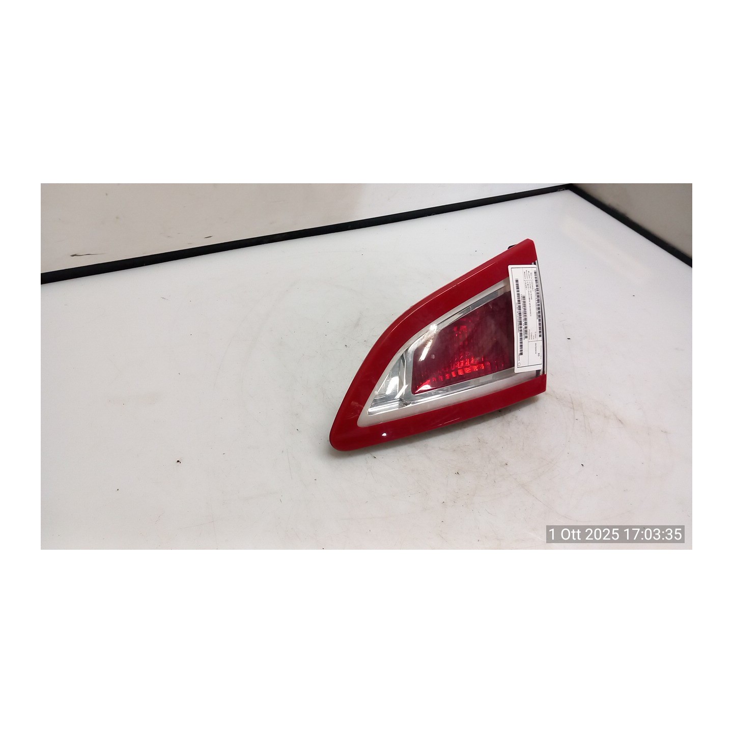 FANALE POST. PARTE INT. SX. 040 RENAULT SCENIC 3A SERIE (04/09-10/13) F9QN8 265550018R