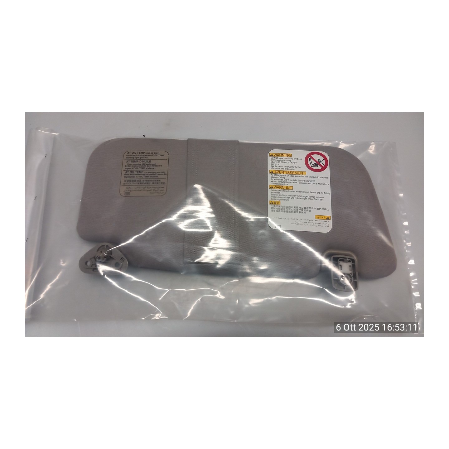 ALETTA PARASOLE PARABREZZA SX. 068 SUBARU FORESTER 2A SERIE (10/02-04/08 EJ20 92011SA340NE
