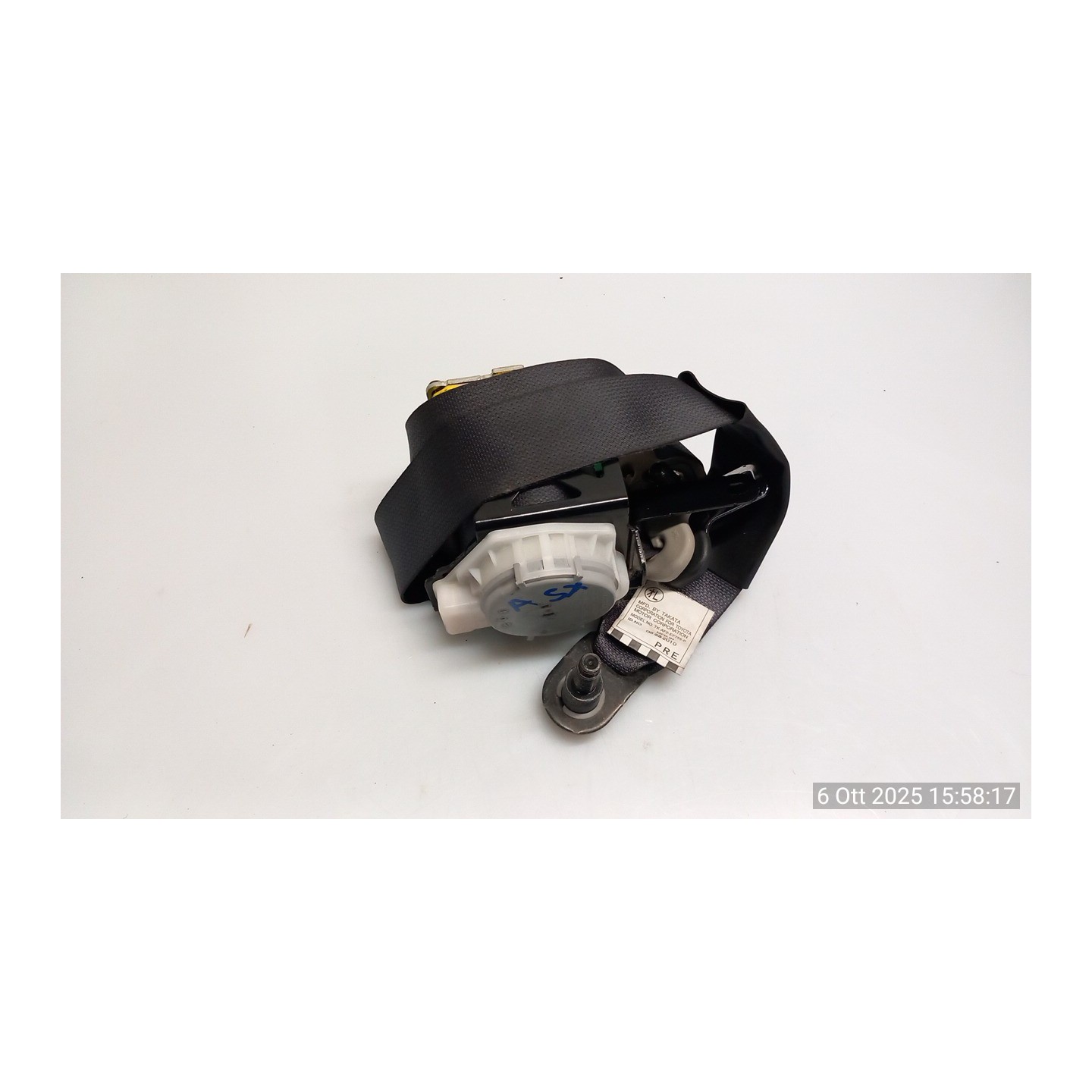 CINTURA DI SICUREZZA ANT. SX. 071 TOYOTA URBAN CRUISER (04/09-02/14) 1NRFE 7322052701B0