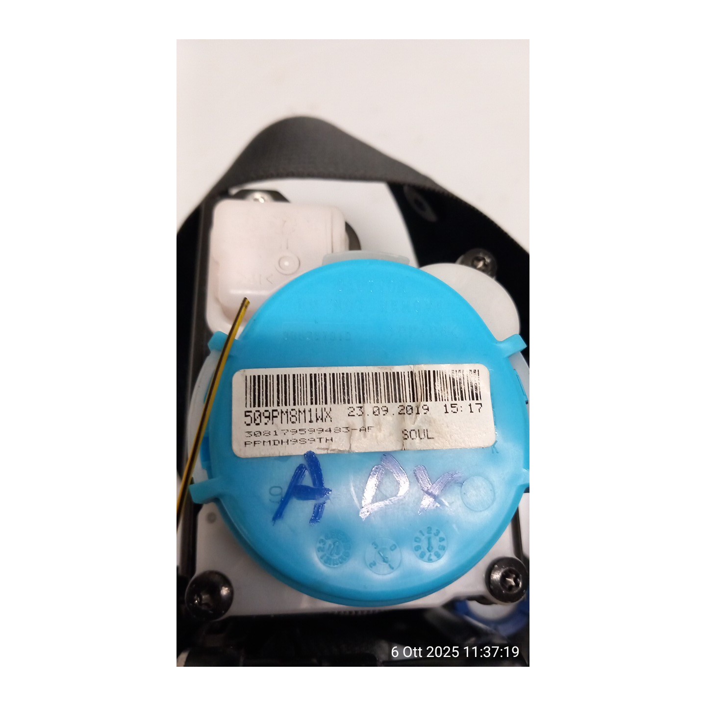 CINTURA DI SICUREZZA ANT. DX. 035 TOYOTA YARIS (03/17-02/21) 1NZ 732100D580C0
