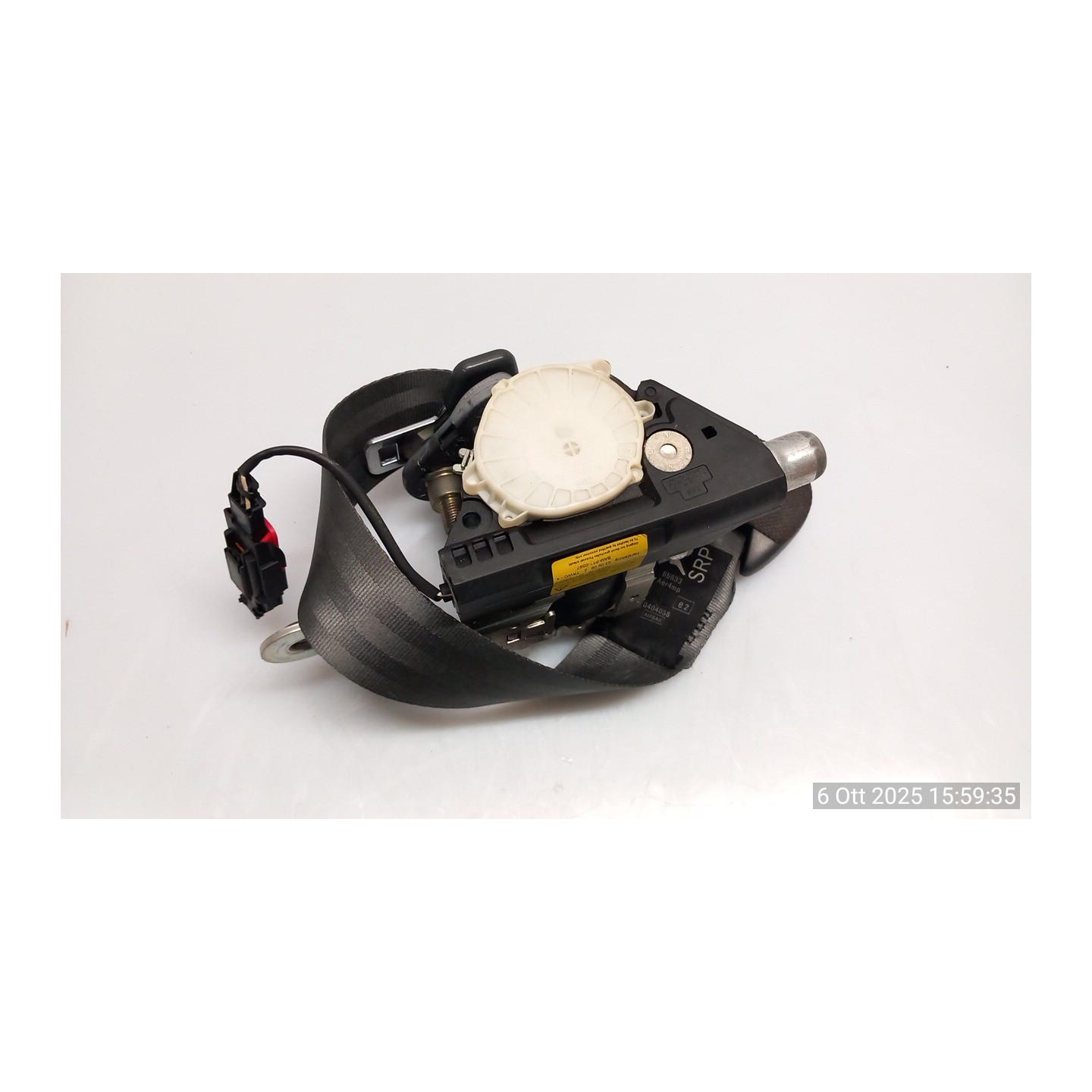 CINTURA DI SICUREZZA ANT. DX. 022 RENAULT CLIO 3A SERIE (05/09-) D4FL7 8200838217